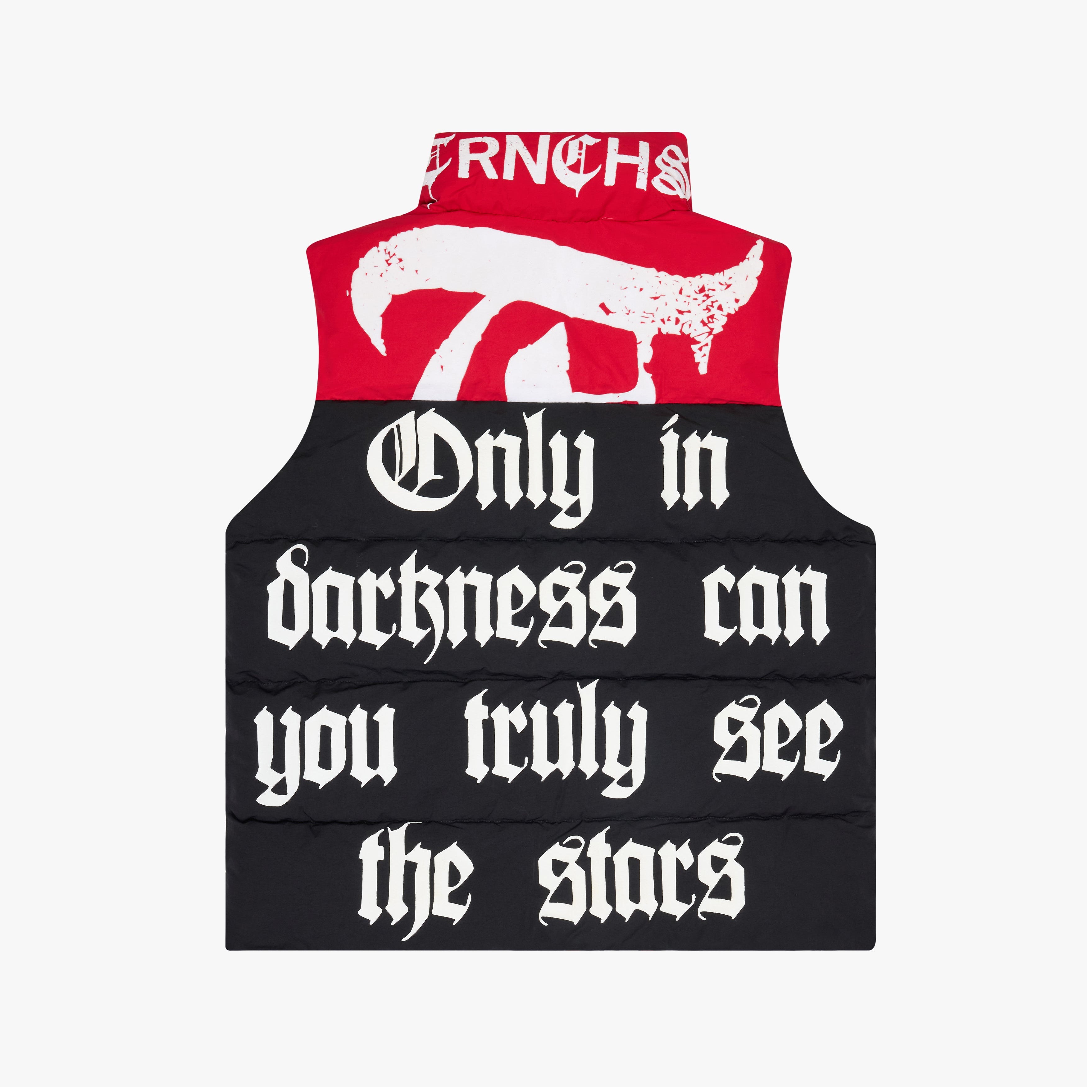 "AURORA" Red/Black Bubble Vest