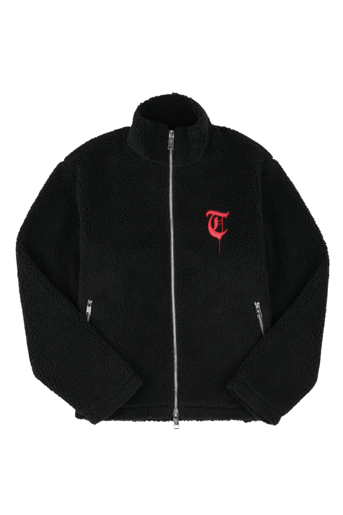 WOOL SWEATER Black/Red Sweater