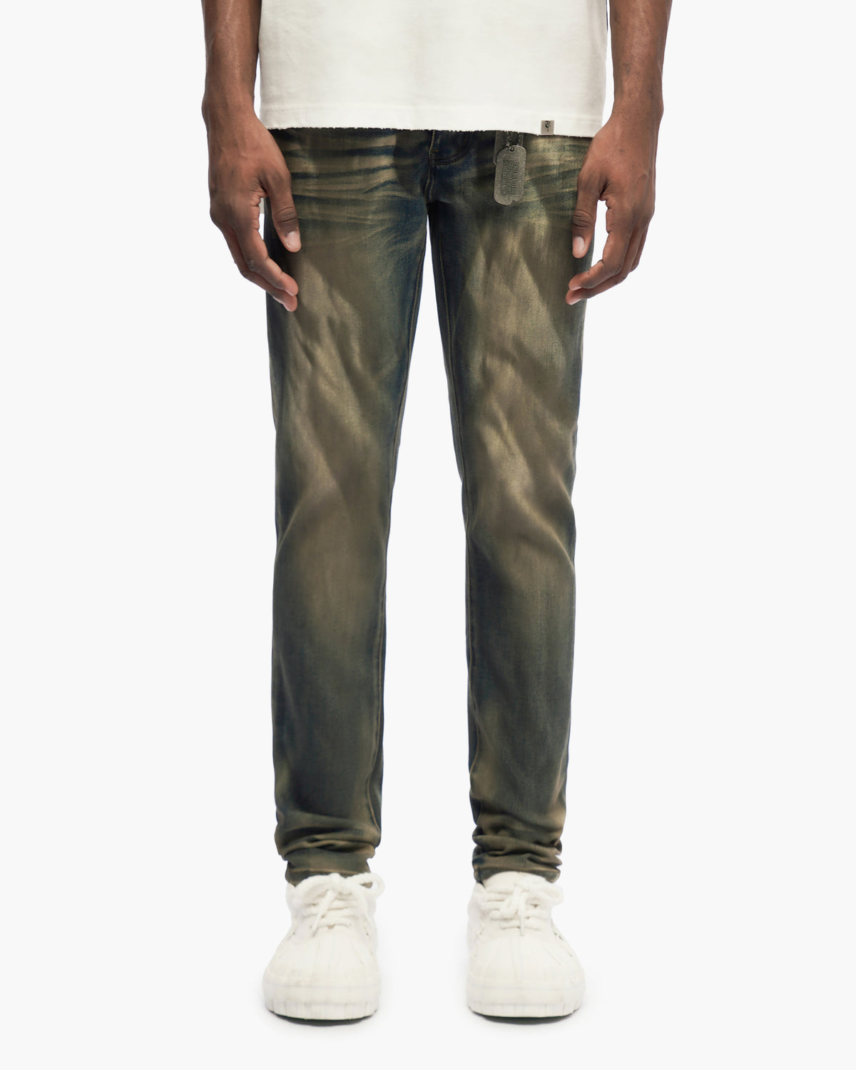 Monarch Faded Vintage Skinny Fit Jeans