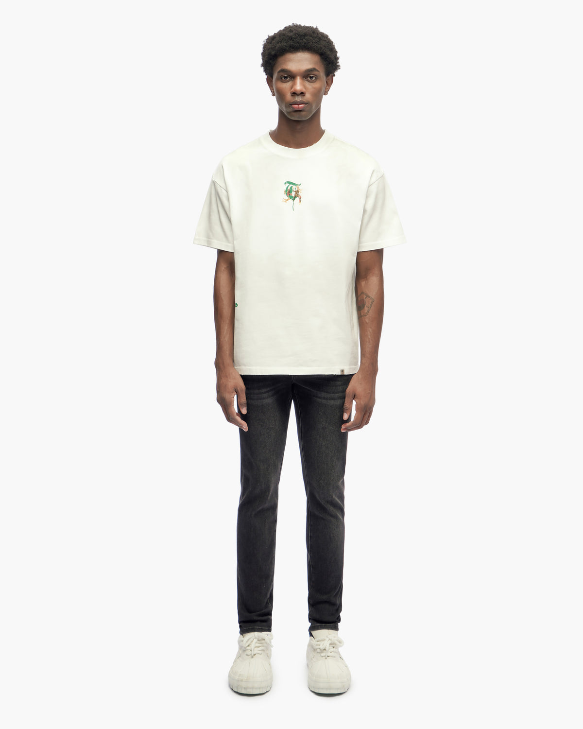 Monarch Jet Black Skinny Fit Jeans