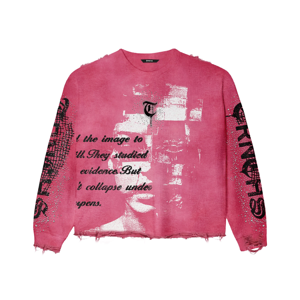 Sharpened Identity Fuchsia Crewneck