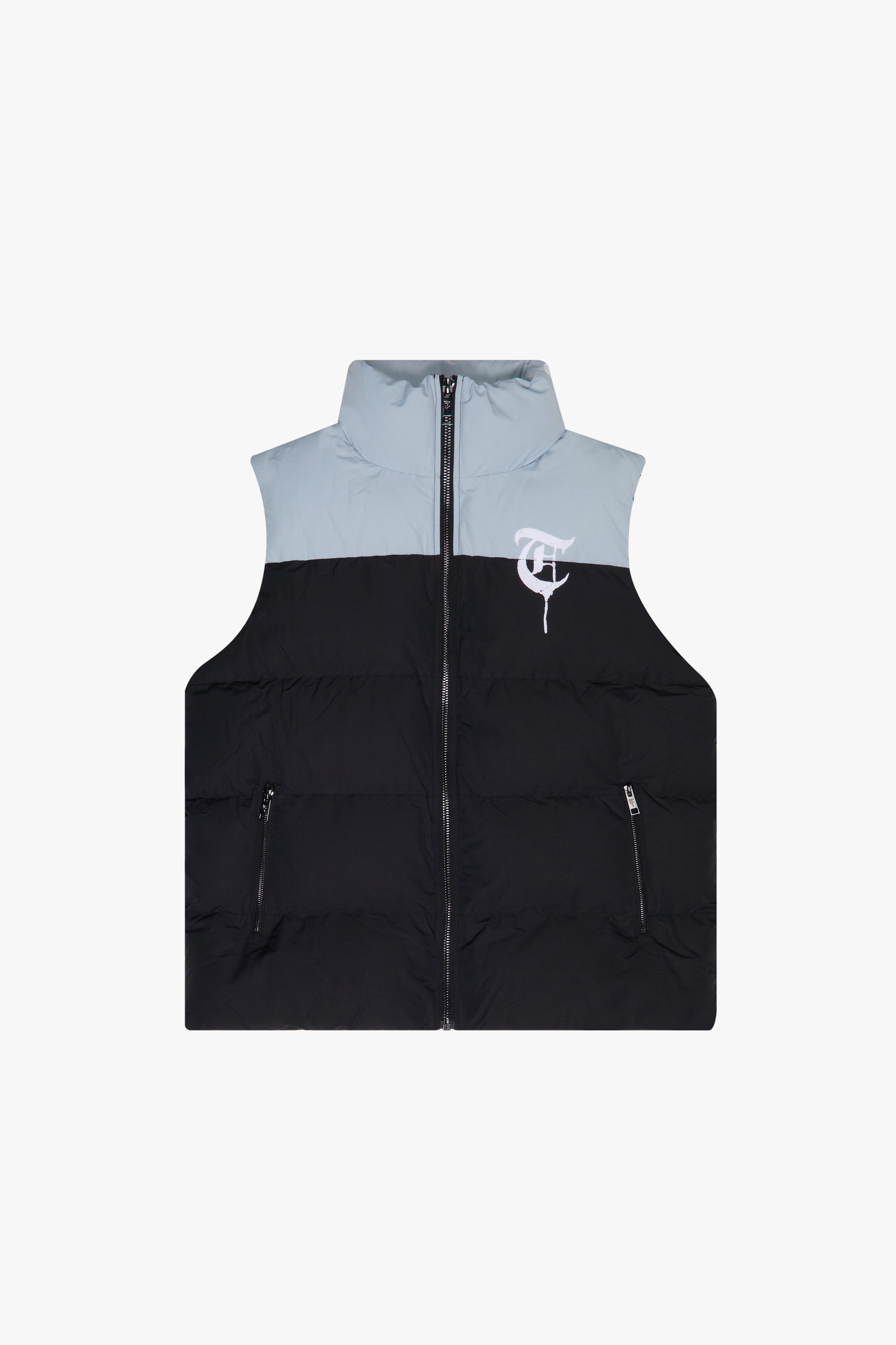Sale "AURORA" Blue/Black Bubble Vest