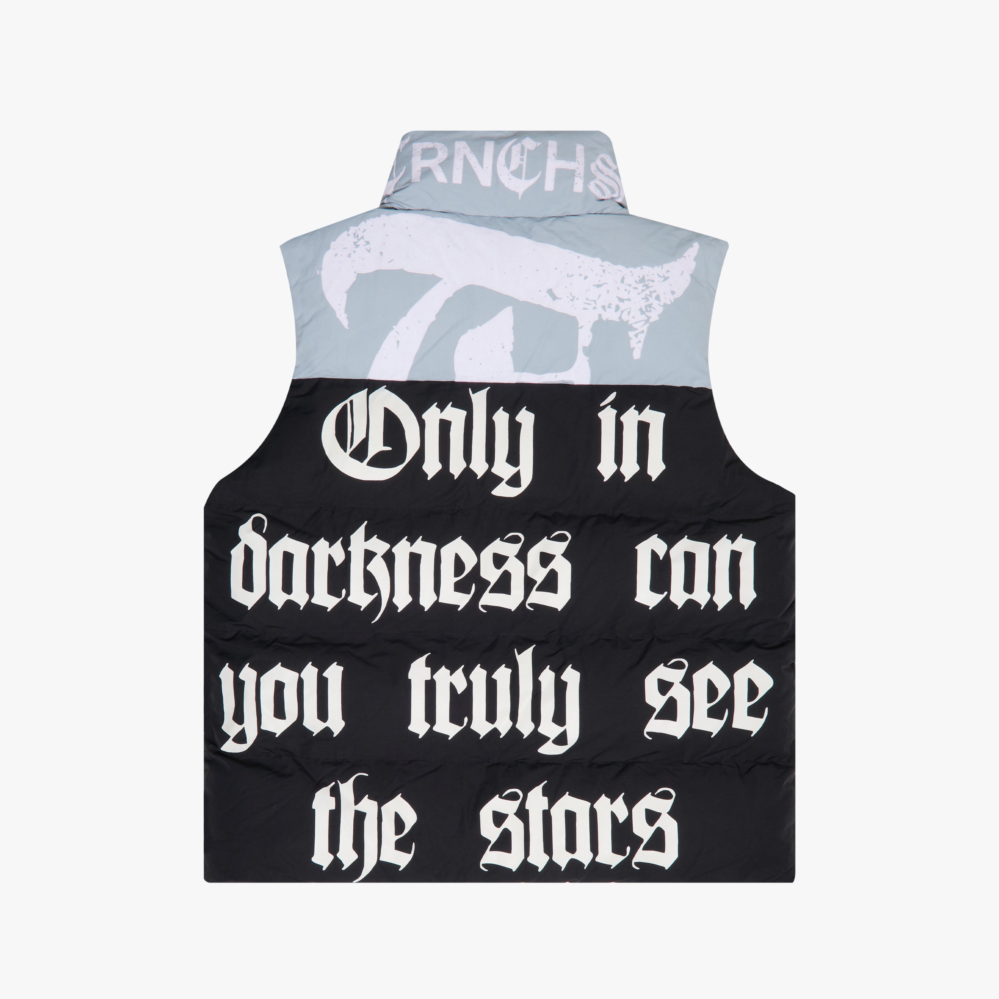 "AURORA" Blue/Black Bubble Vest