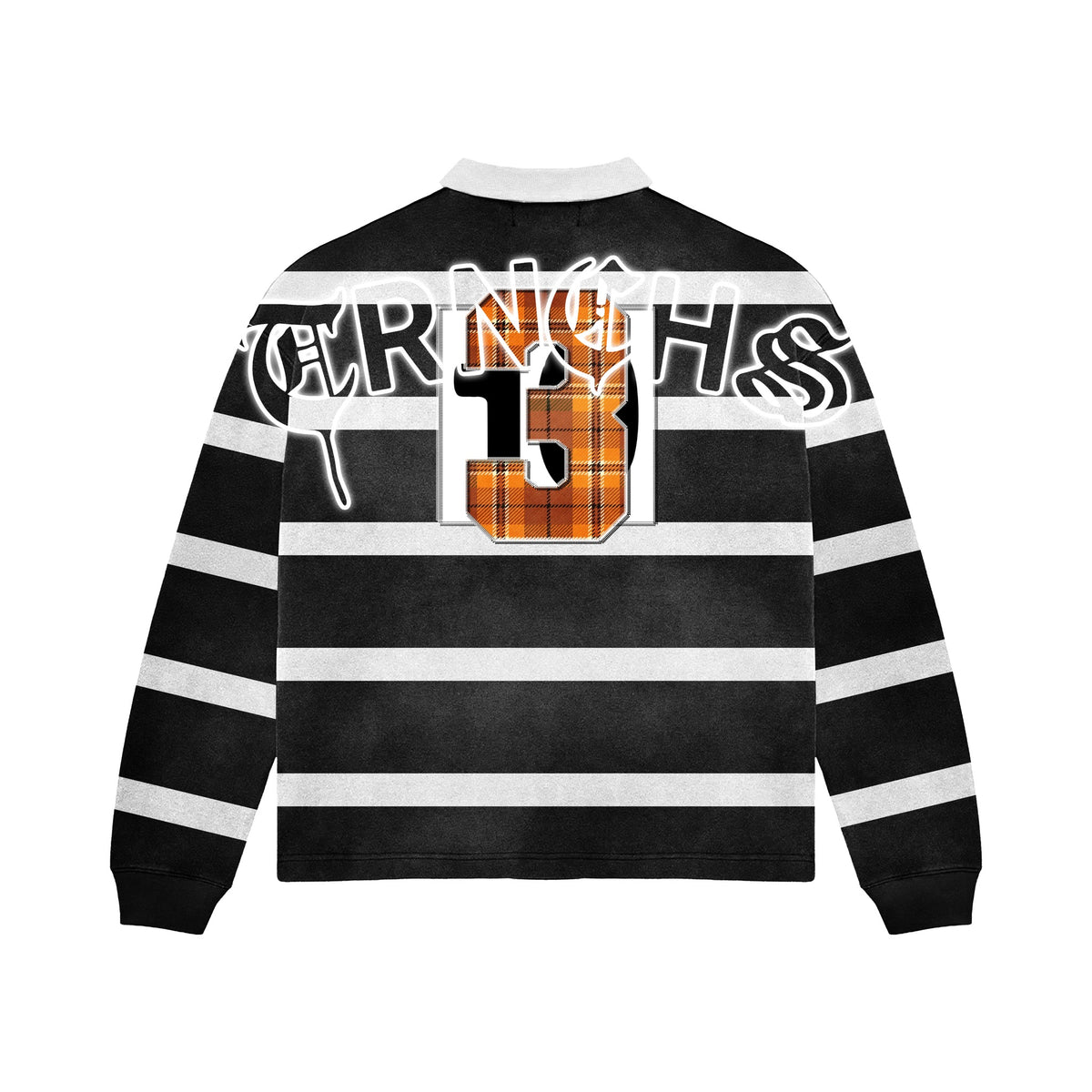 Halloween Black / White Polo " Grow Dark"