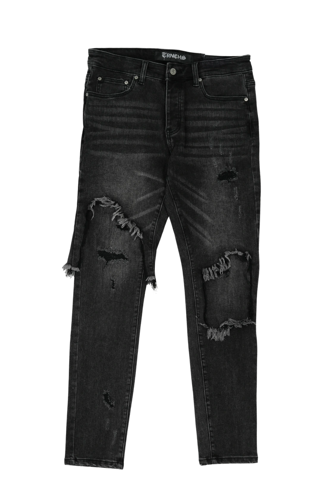 „TA'IZZ“ Skinny-Jeans in Schwarz