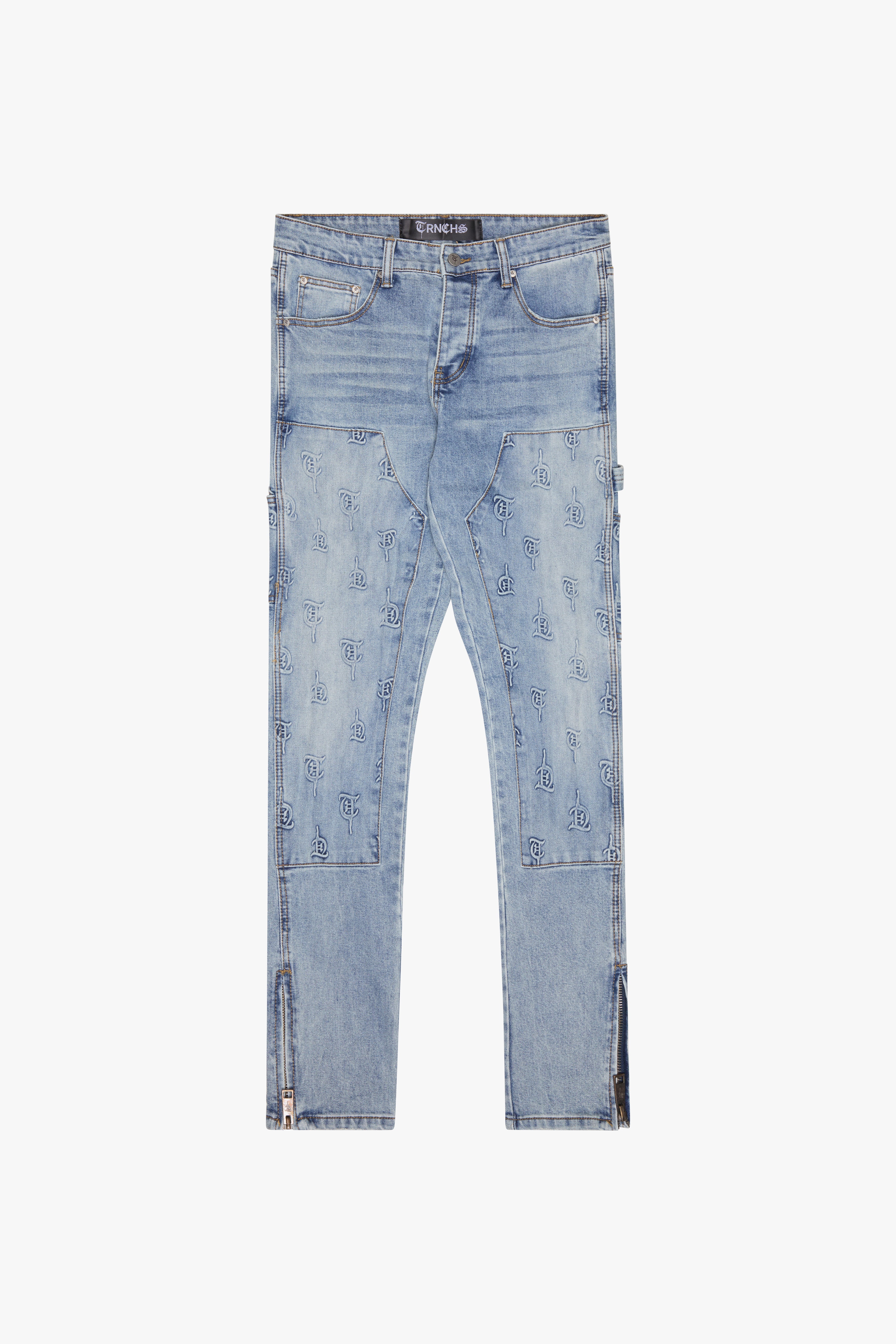 "BOUJIE'S" Blue Stacked Denim