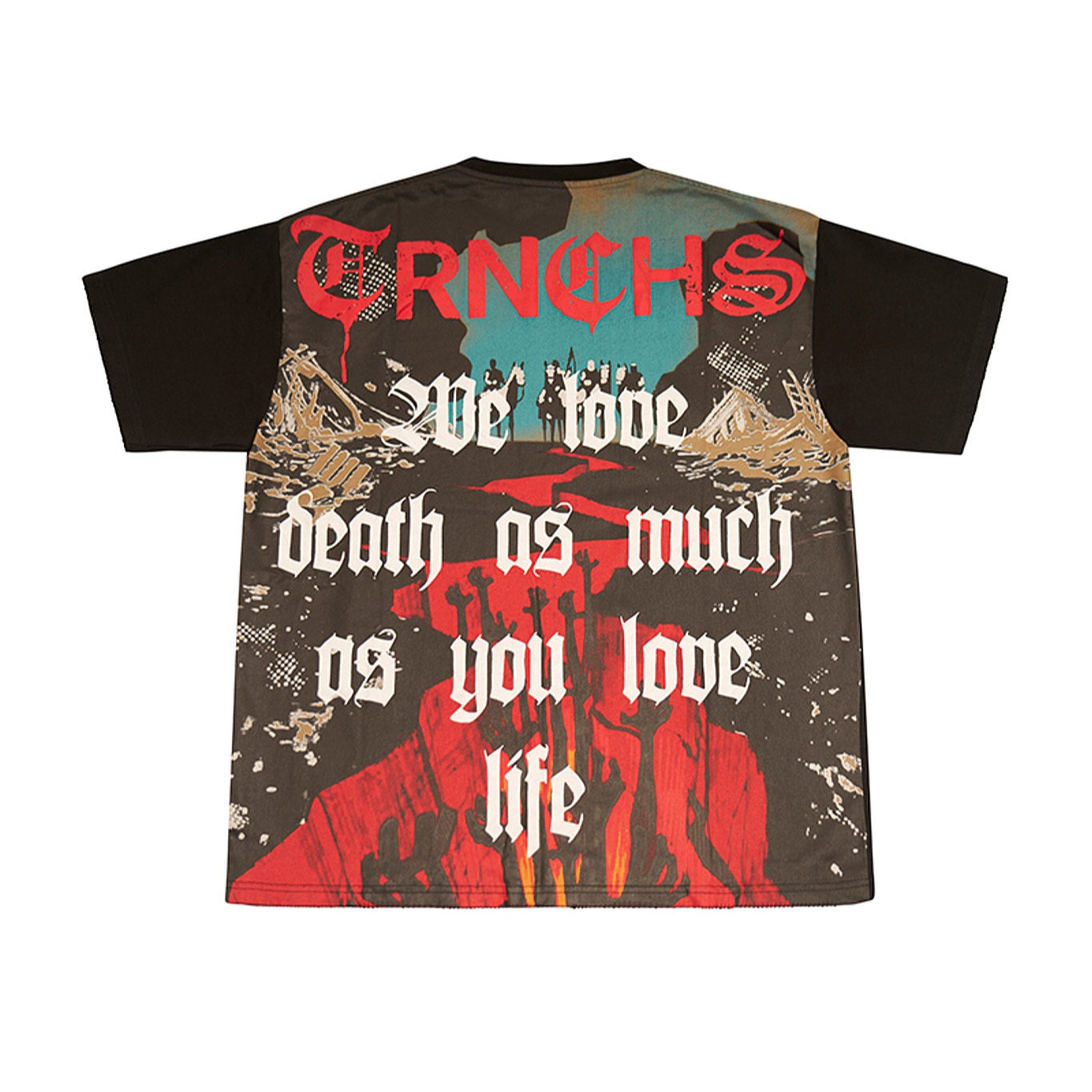 "KHANDAQ" Black Tee
