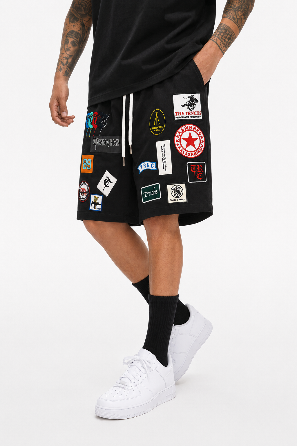 "COLLECTION" Black Shorts
