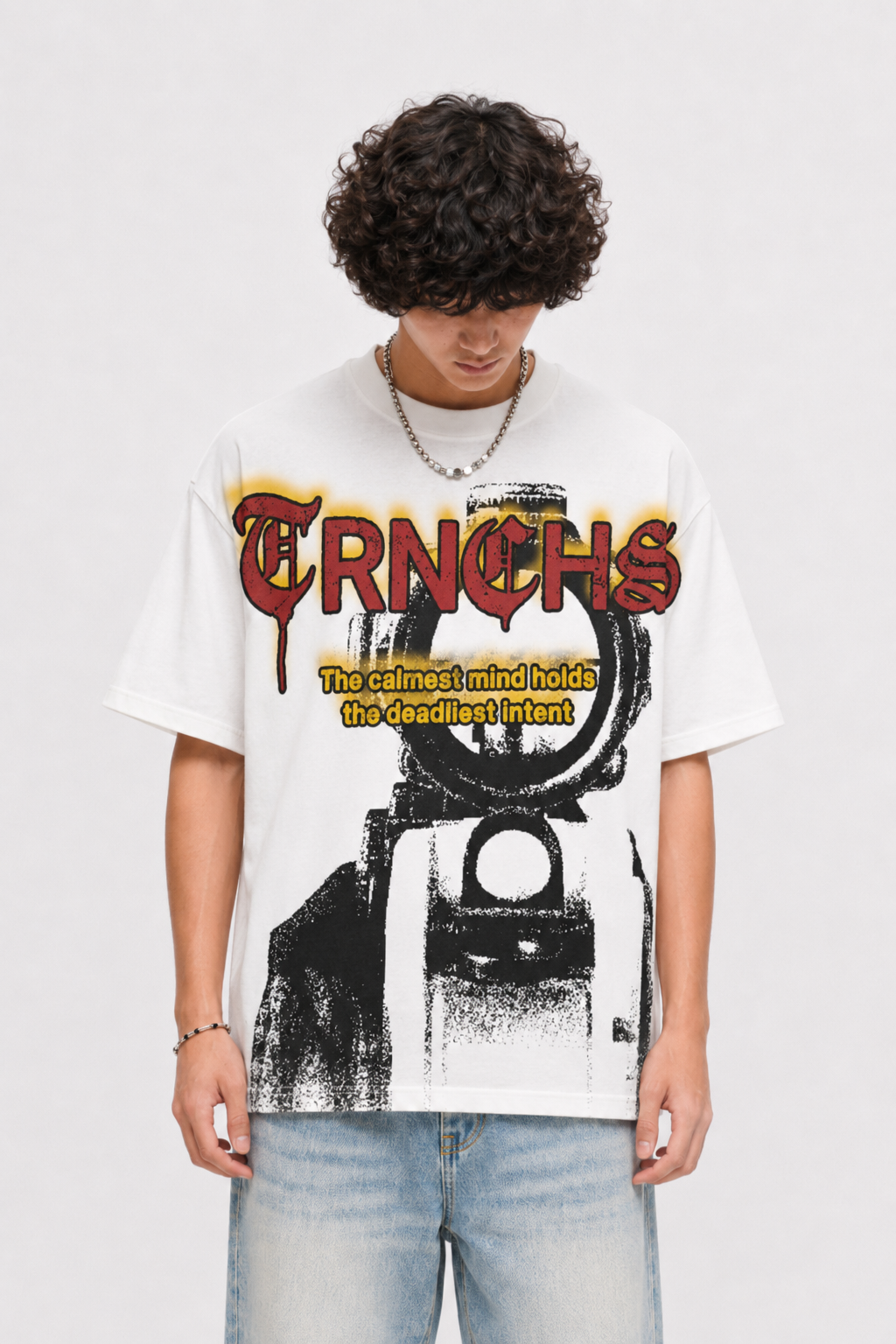 "DEADLY" White Tee
