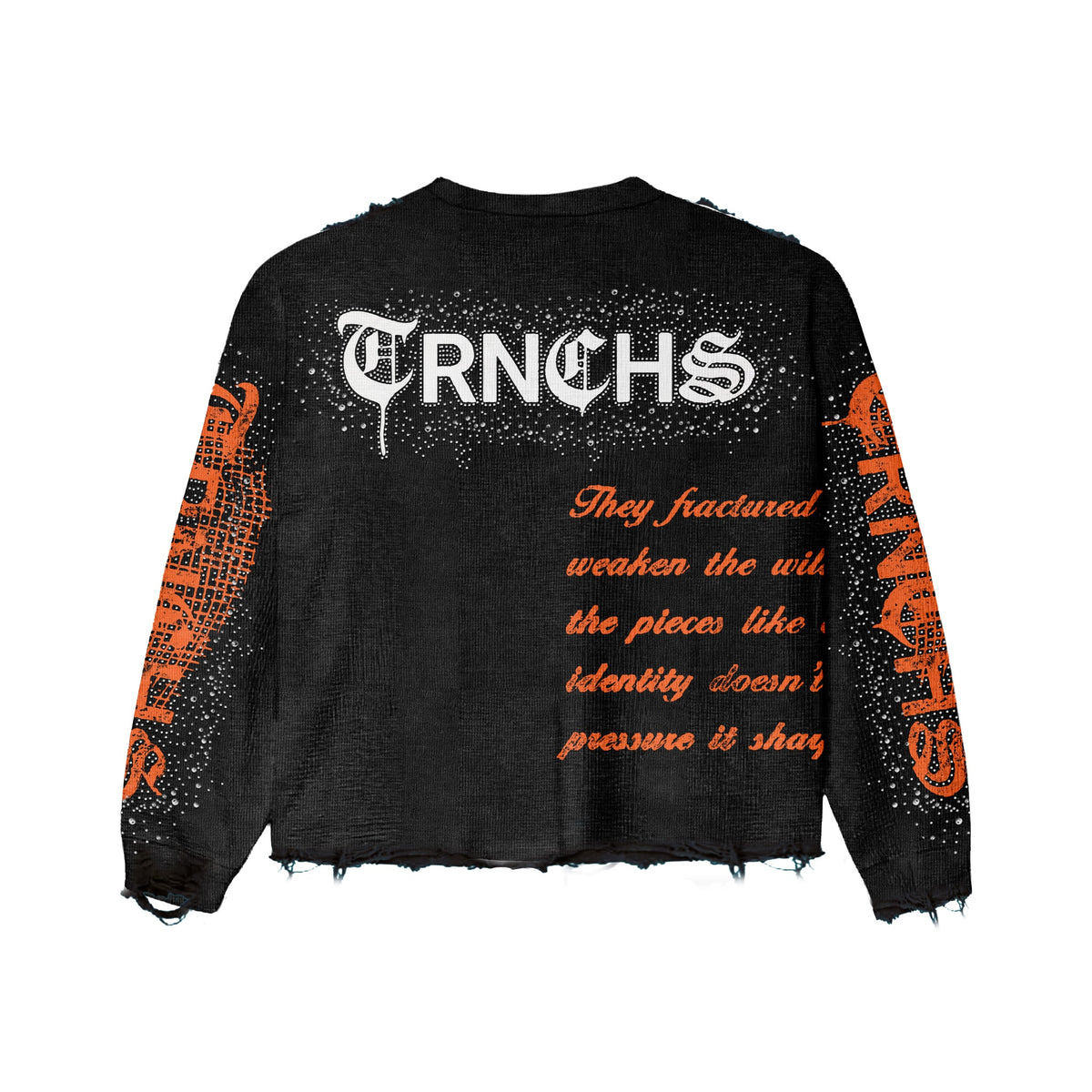 Sharpened Identity Black Crewneck