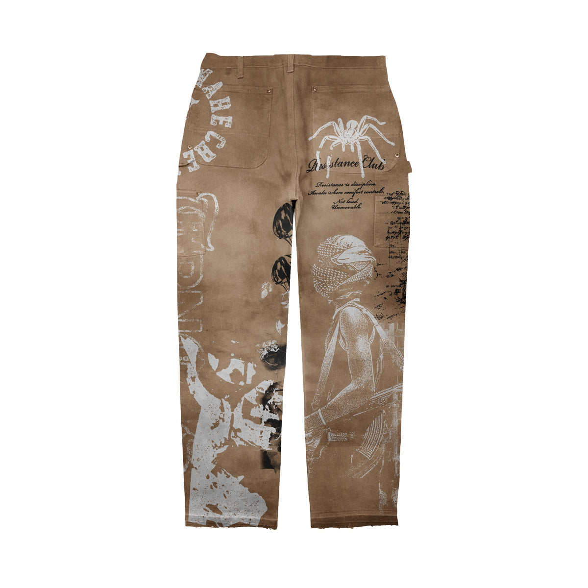 Built By Blood Vintage Light Khaki Straight Fit Jeans