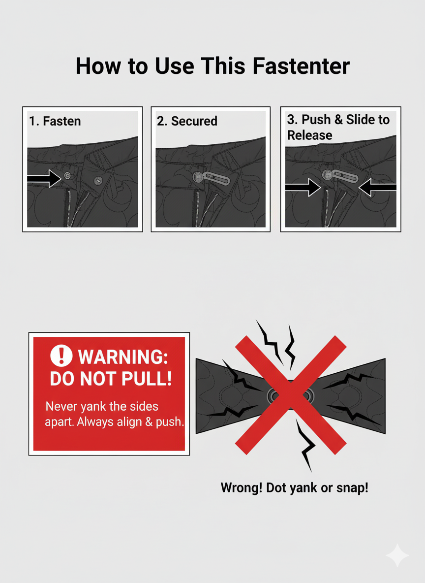 IMPRINT Black Nylon Pant