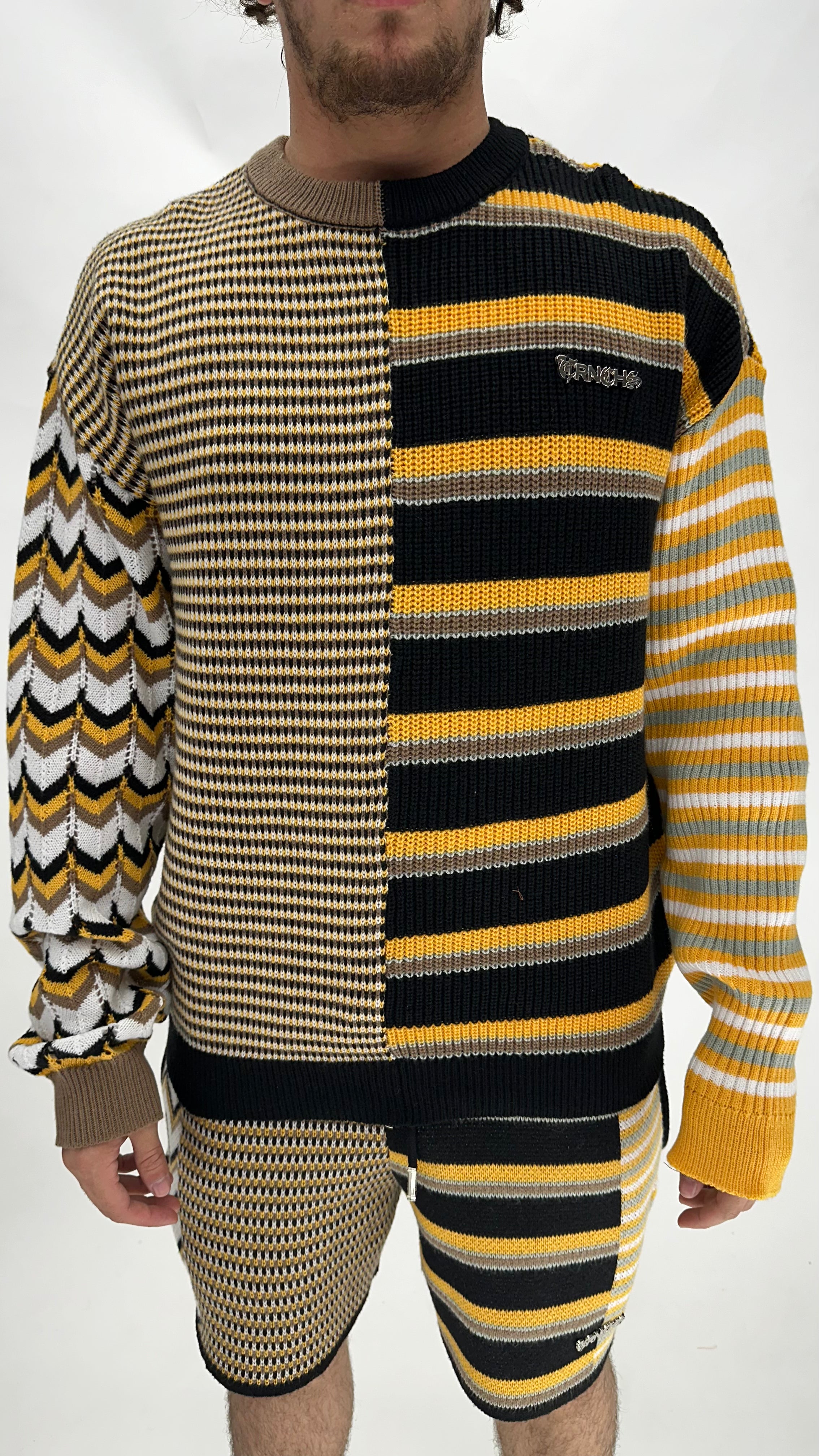 “SIDI” Khaki Sweater Set
