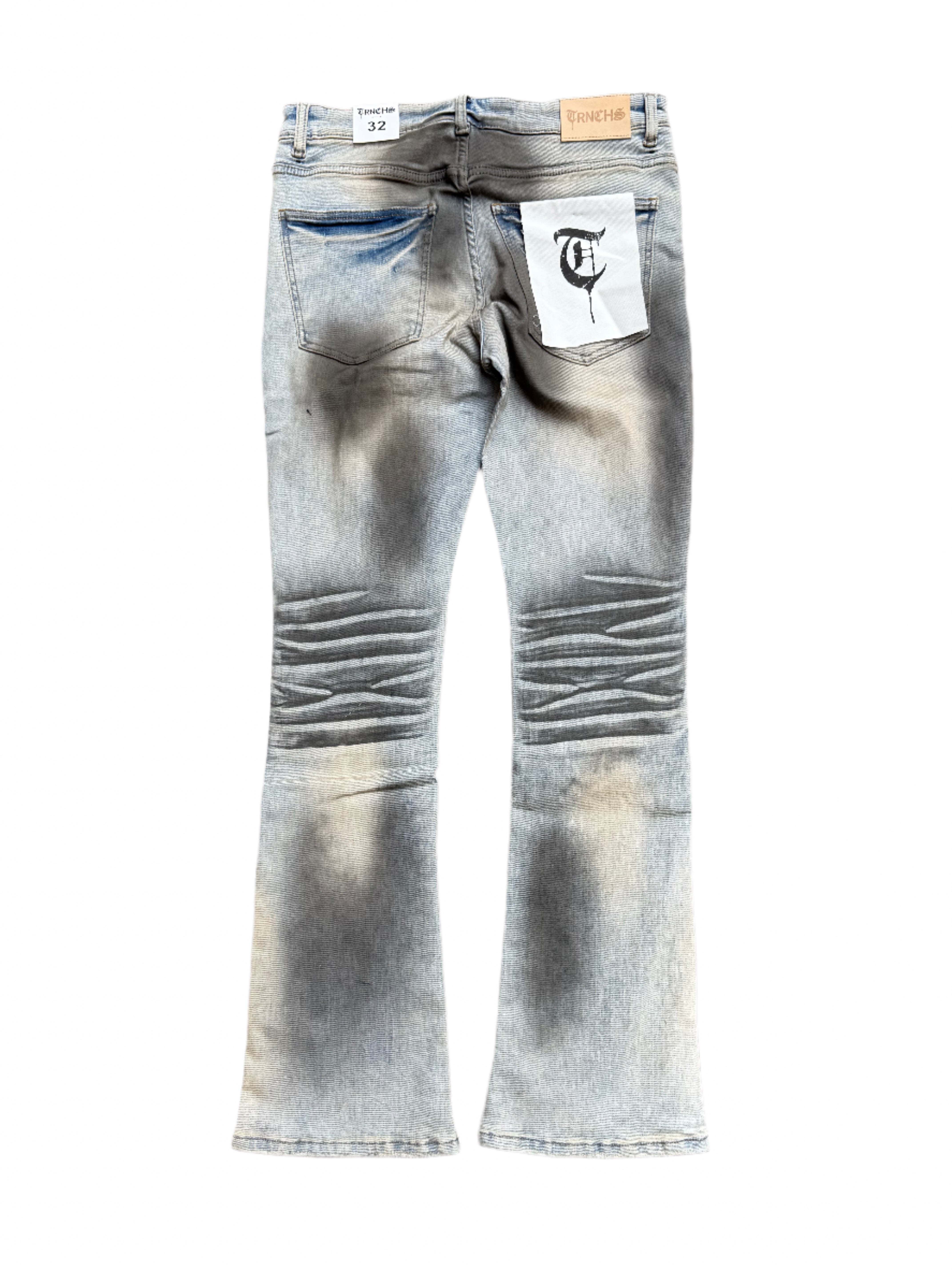 FADED ORDER Light Wash Denim