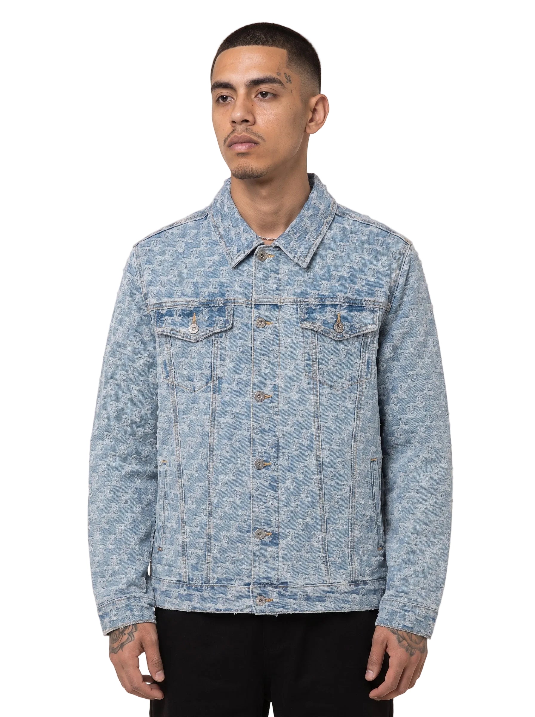 Light Blue Imprint Jacket