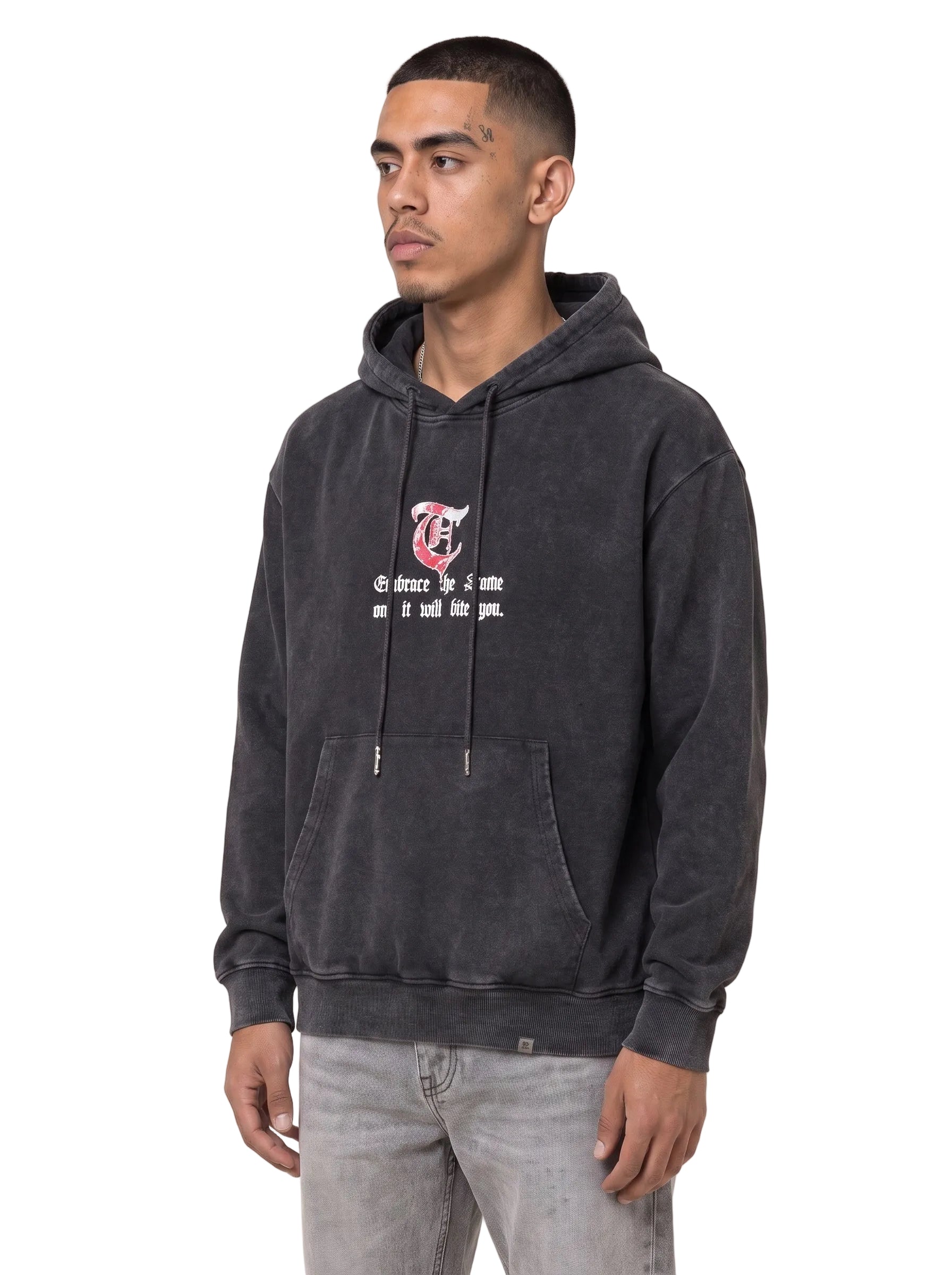 "LOVE" Vintage Black Hoodie