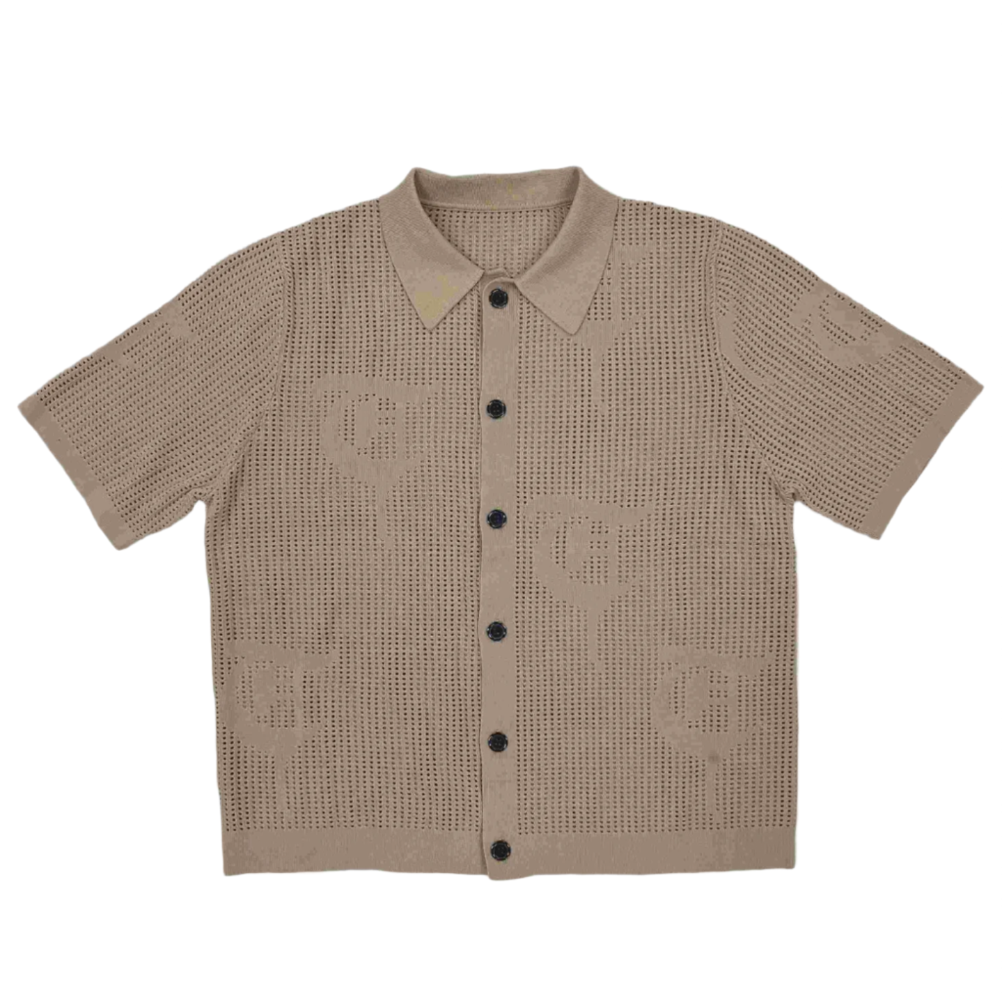 "BAHR" Khaki Button Up