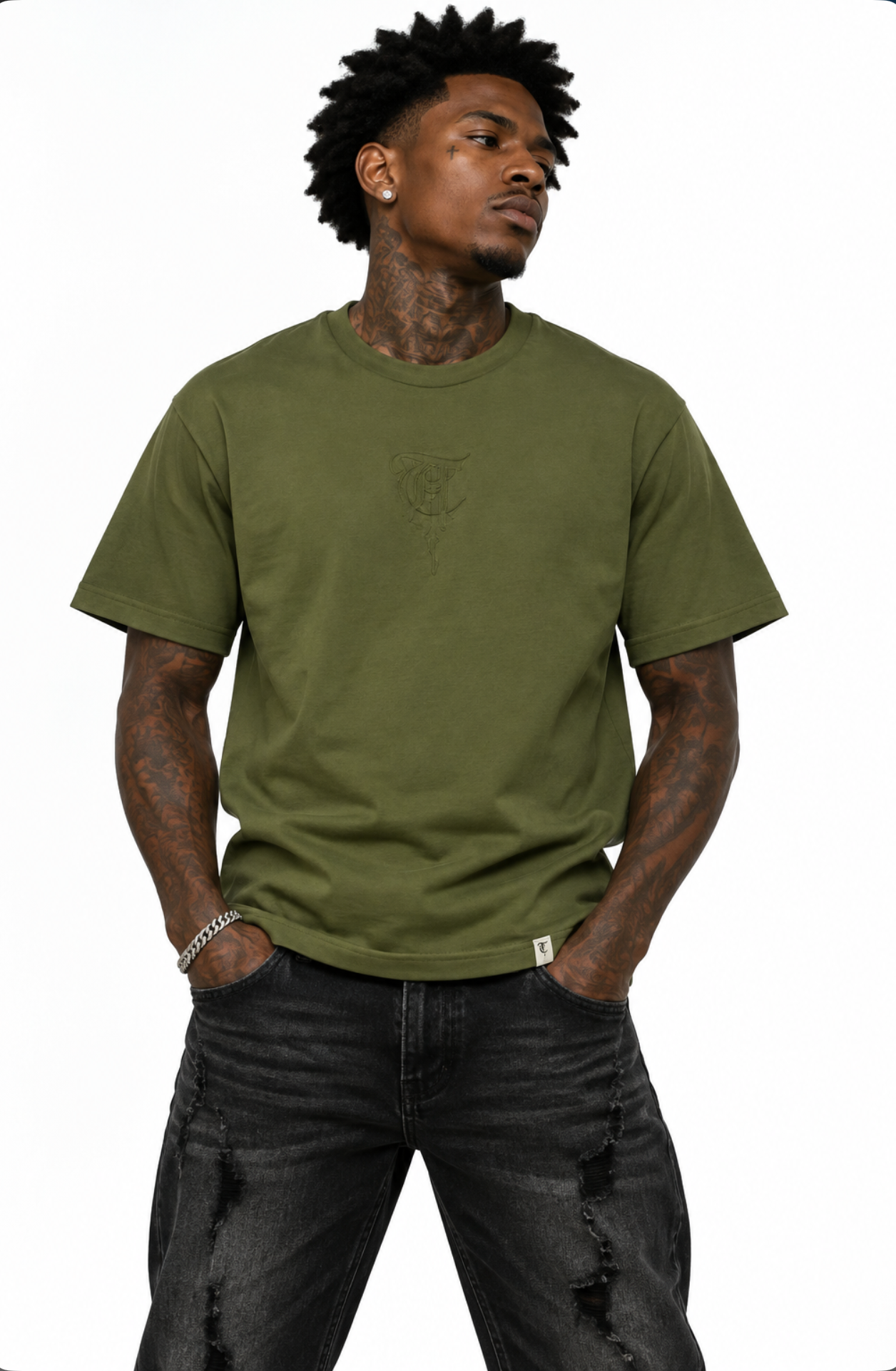 Basic Tee Army Green-