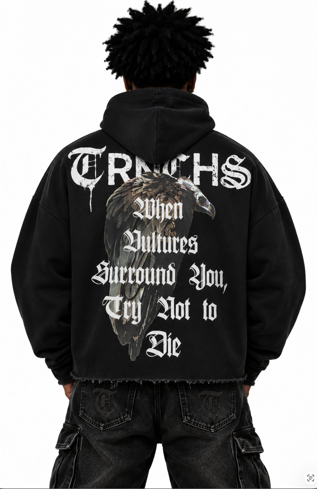 AMOUNG VULTURES Black Hoodie-