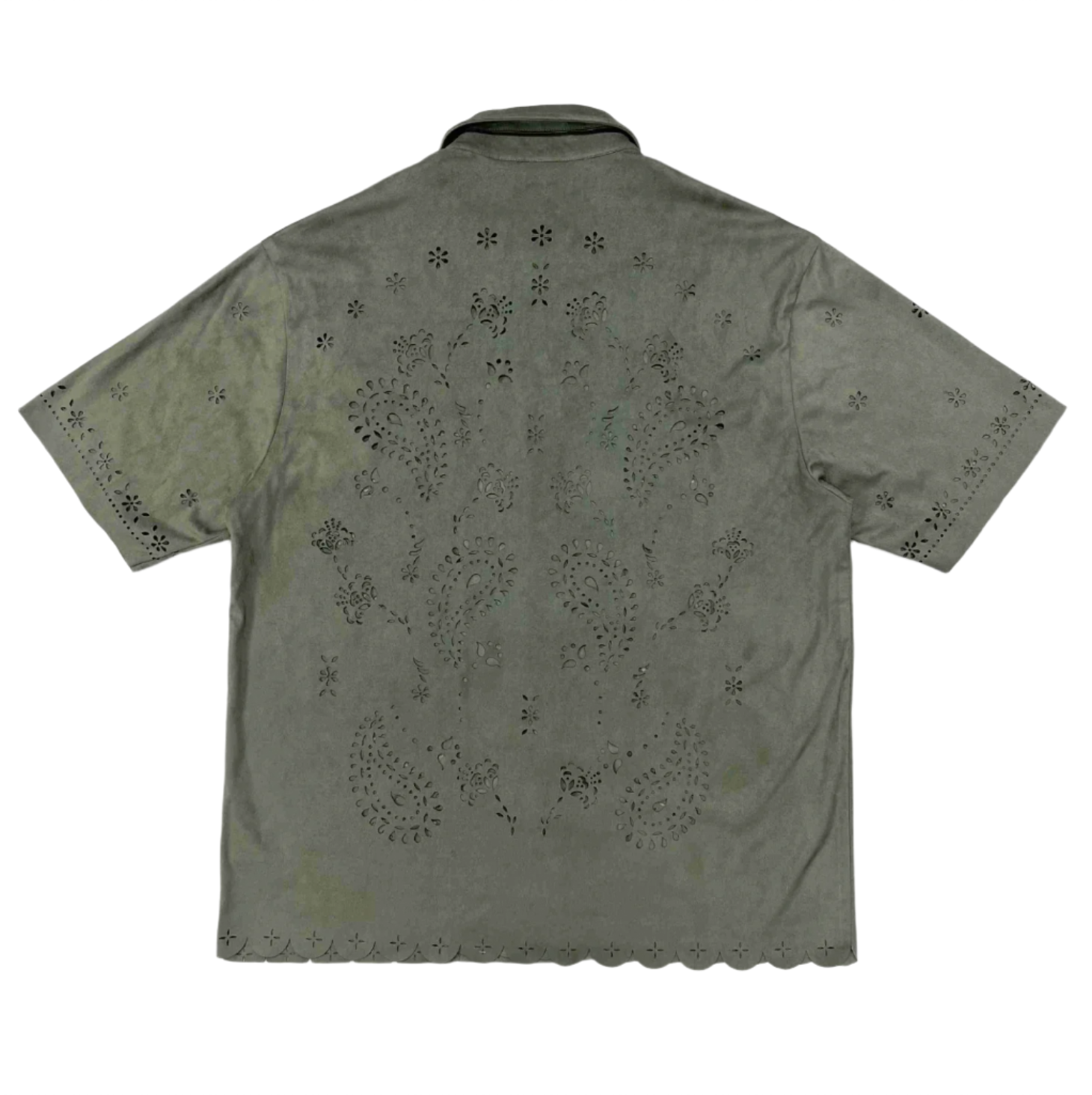 "EISABA" Olive Button Up