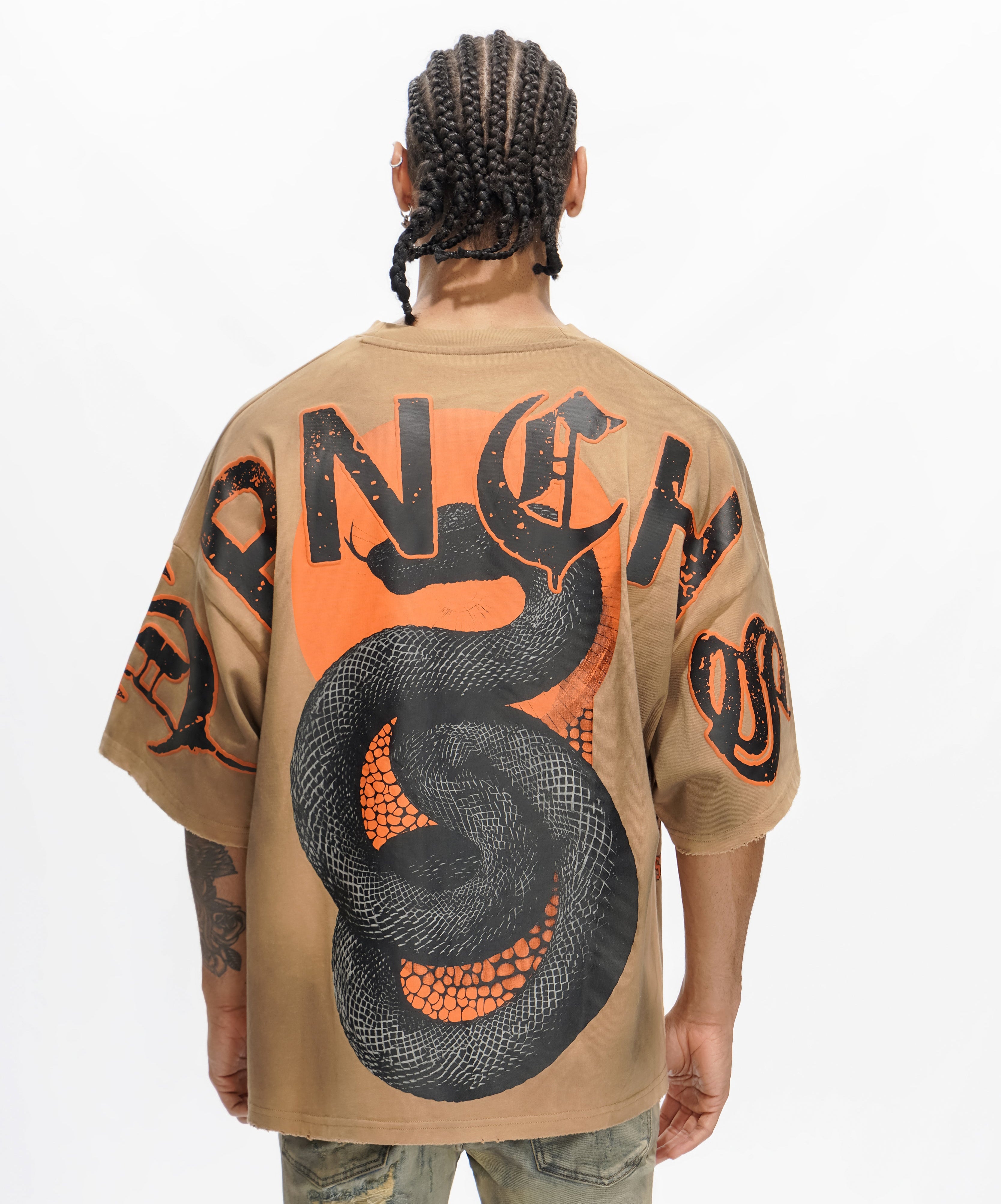 RUTHLESS SOIL Brown Vintage Tee