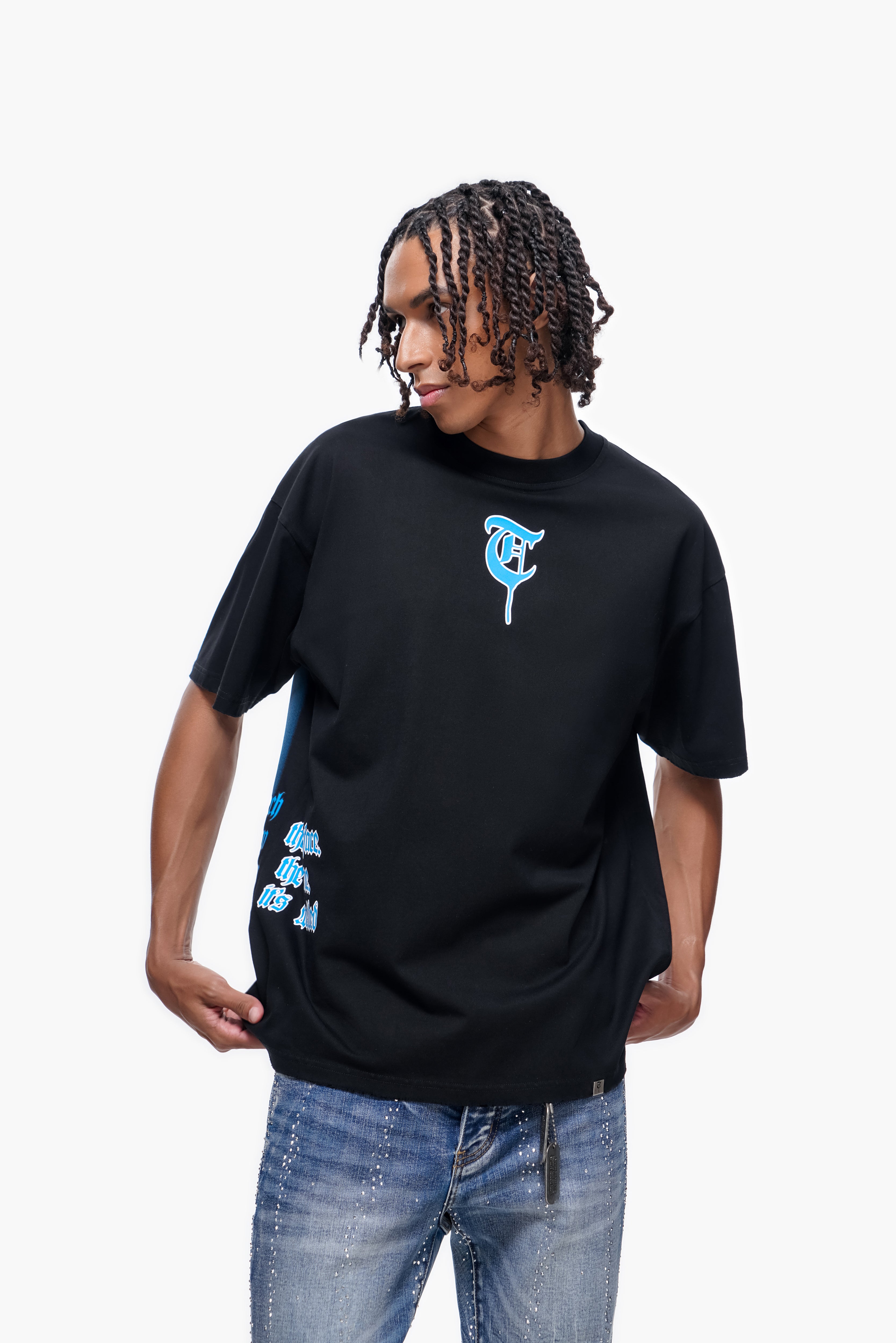 "FORGED FROM BONE" Black Tee