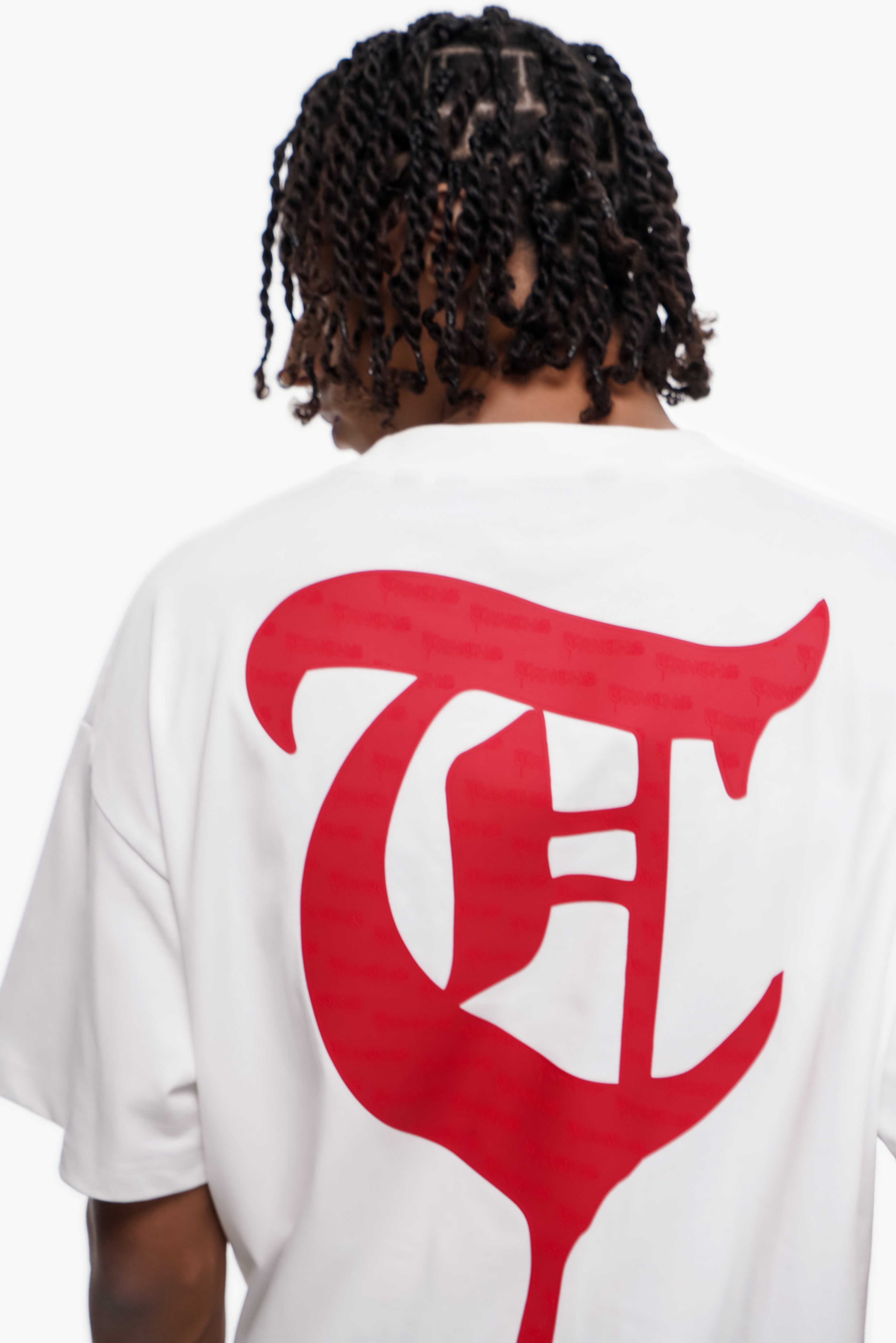 "BUILT IN VENOM" White Tee