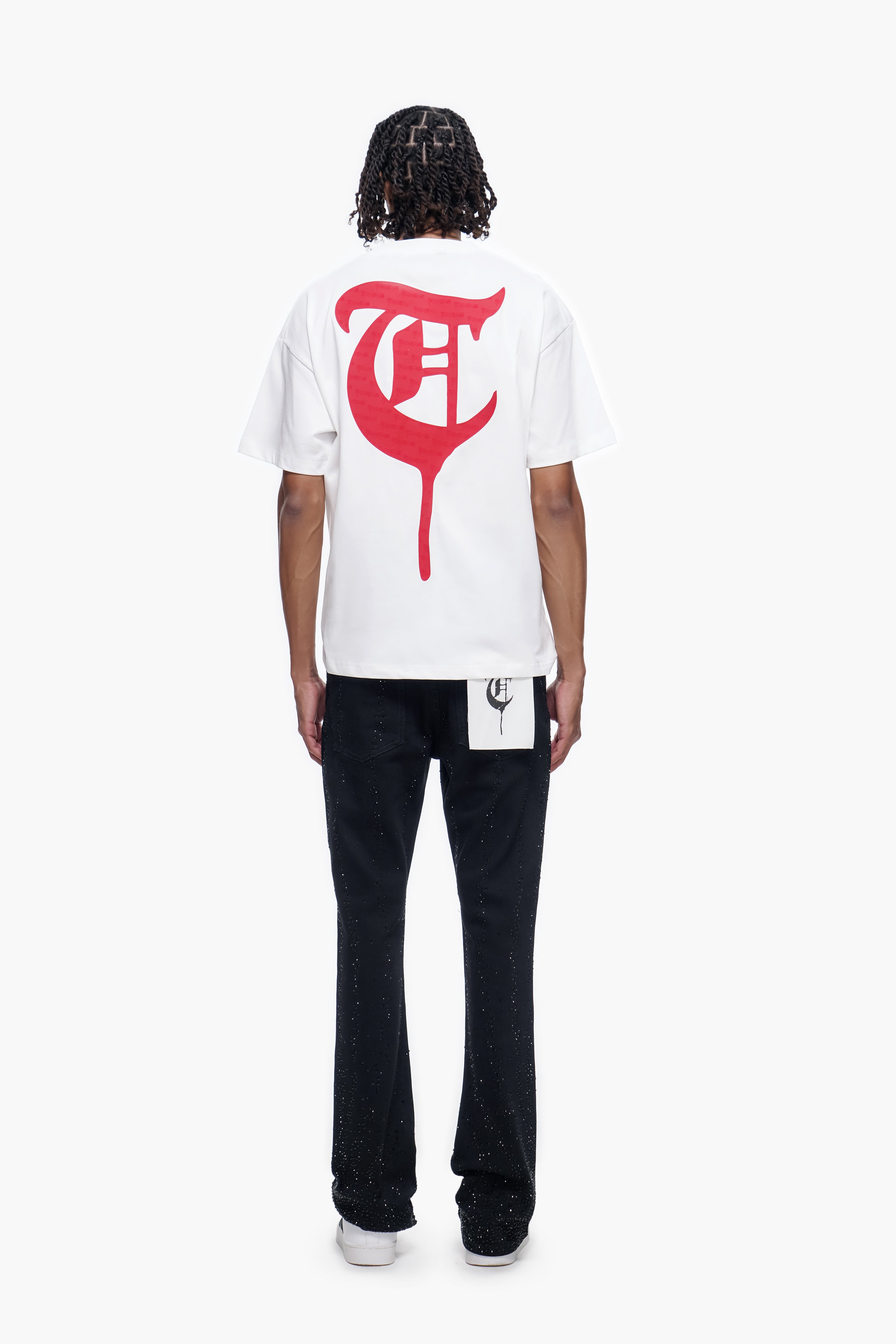 "BUILT IN VENOM" White Tee