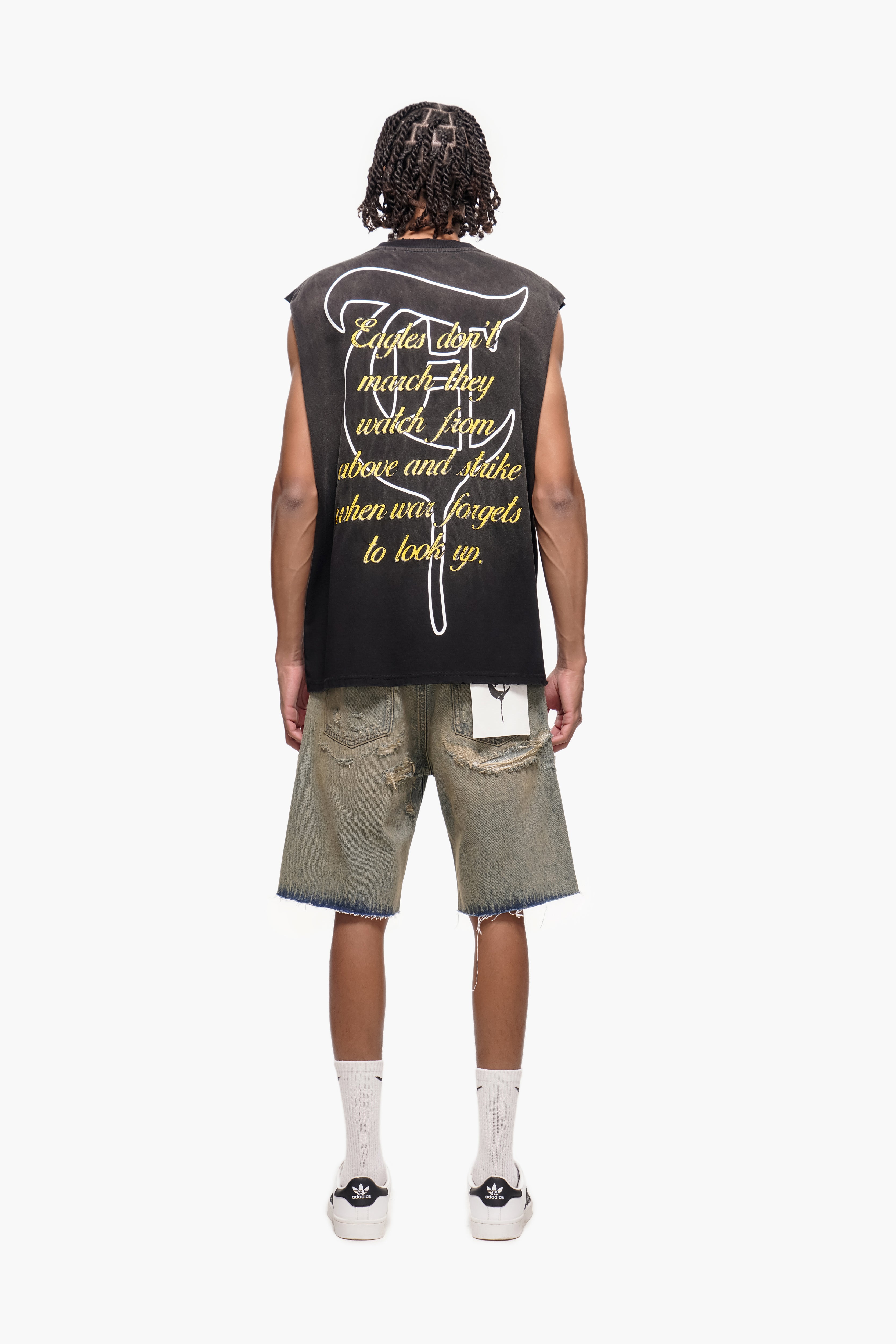 "UNCHOSEN FIGHT" Black Tank Top