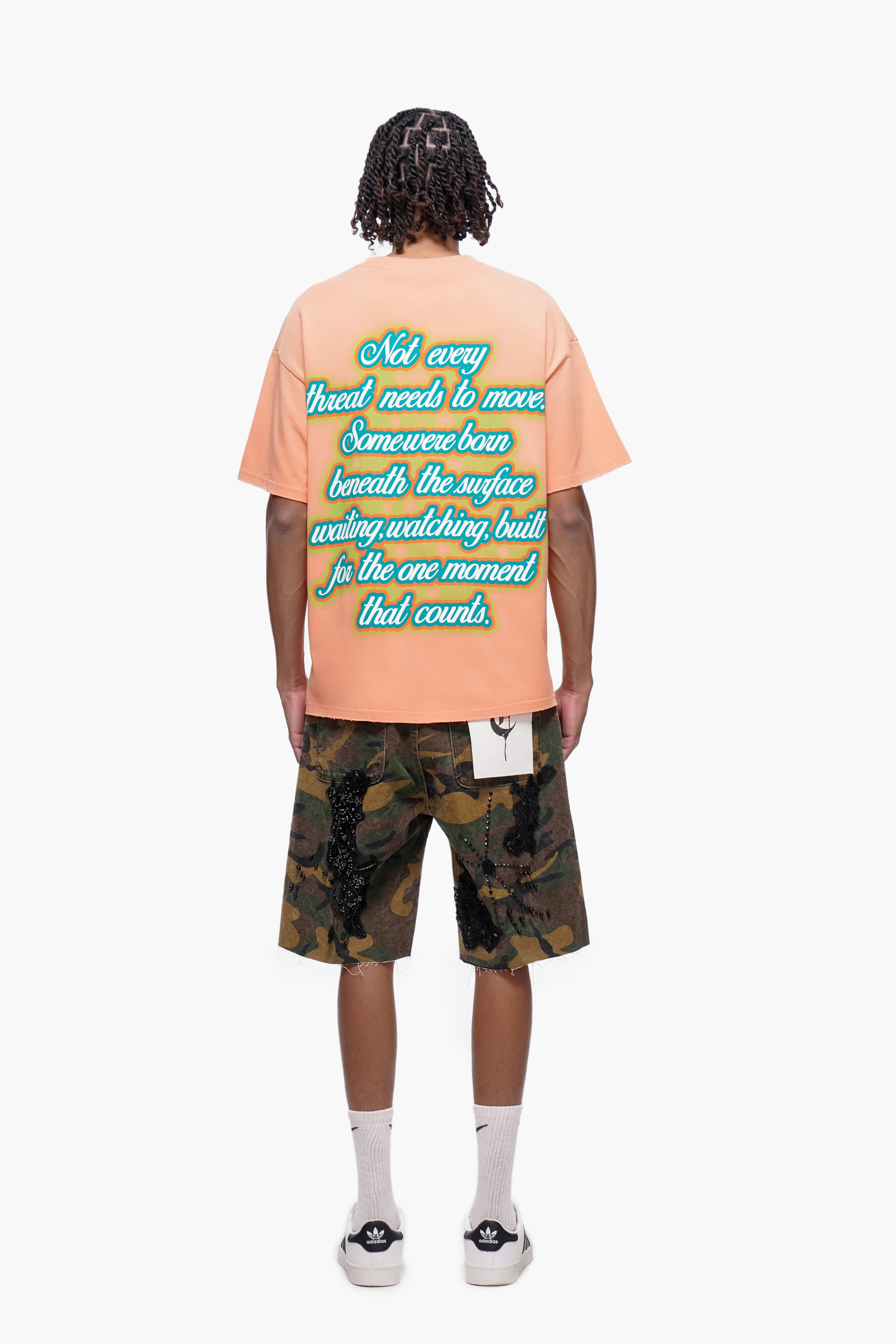 "BENEATH" Orange Tee