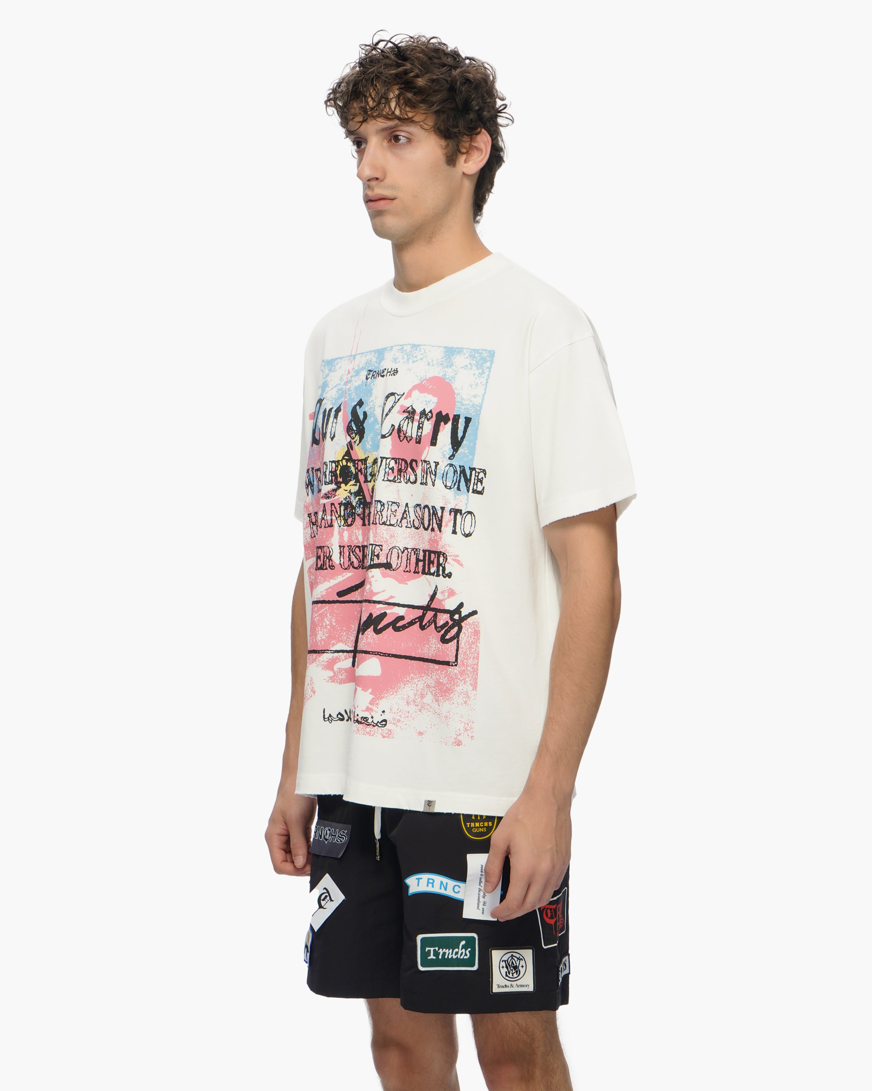 "THIS IS TRNCHS" White Tee