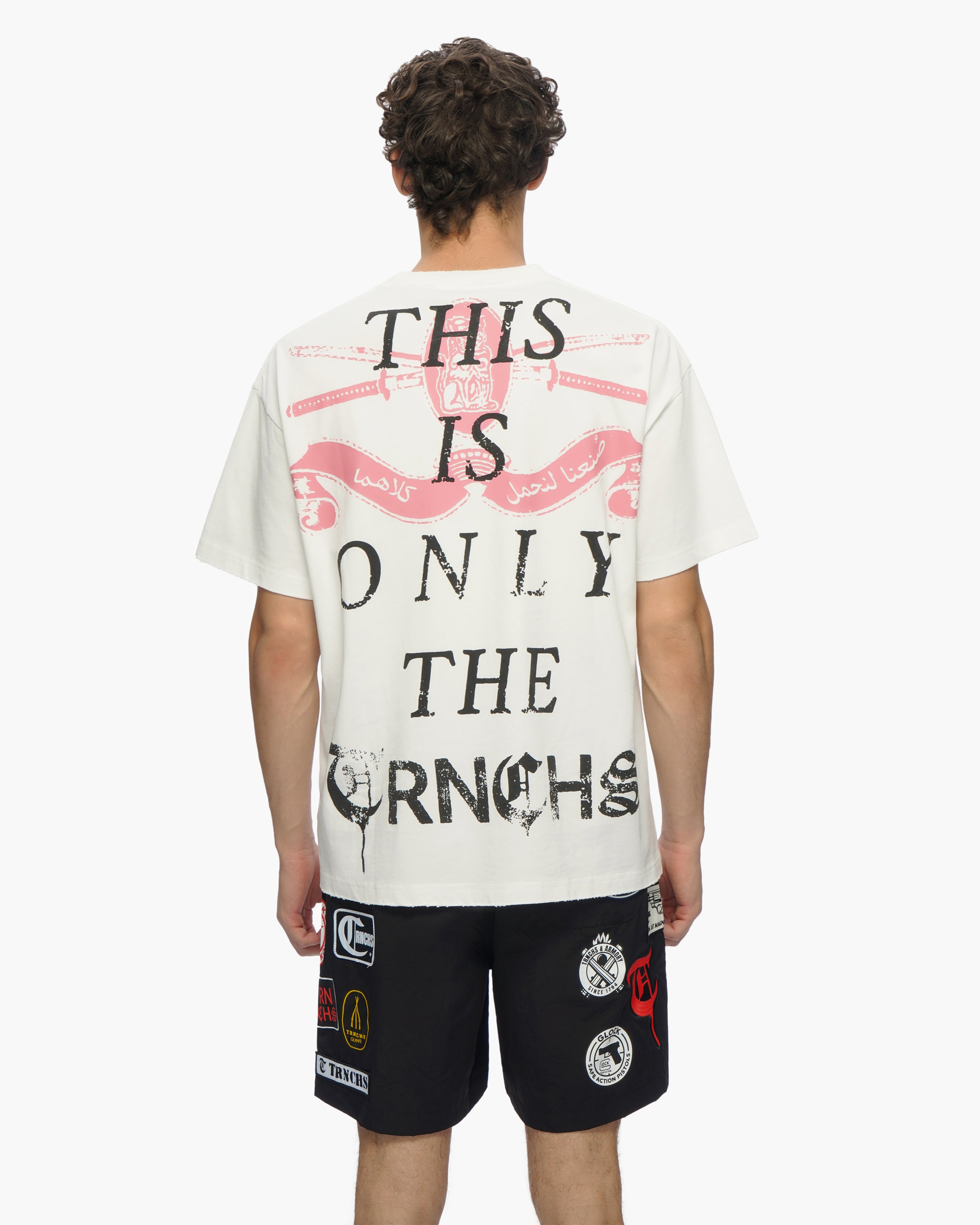 "THIS IS TRNCHS" White Tee