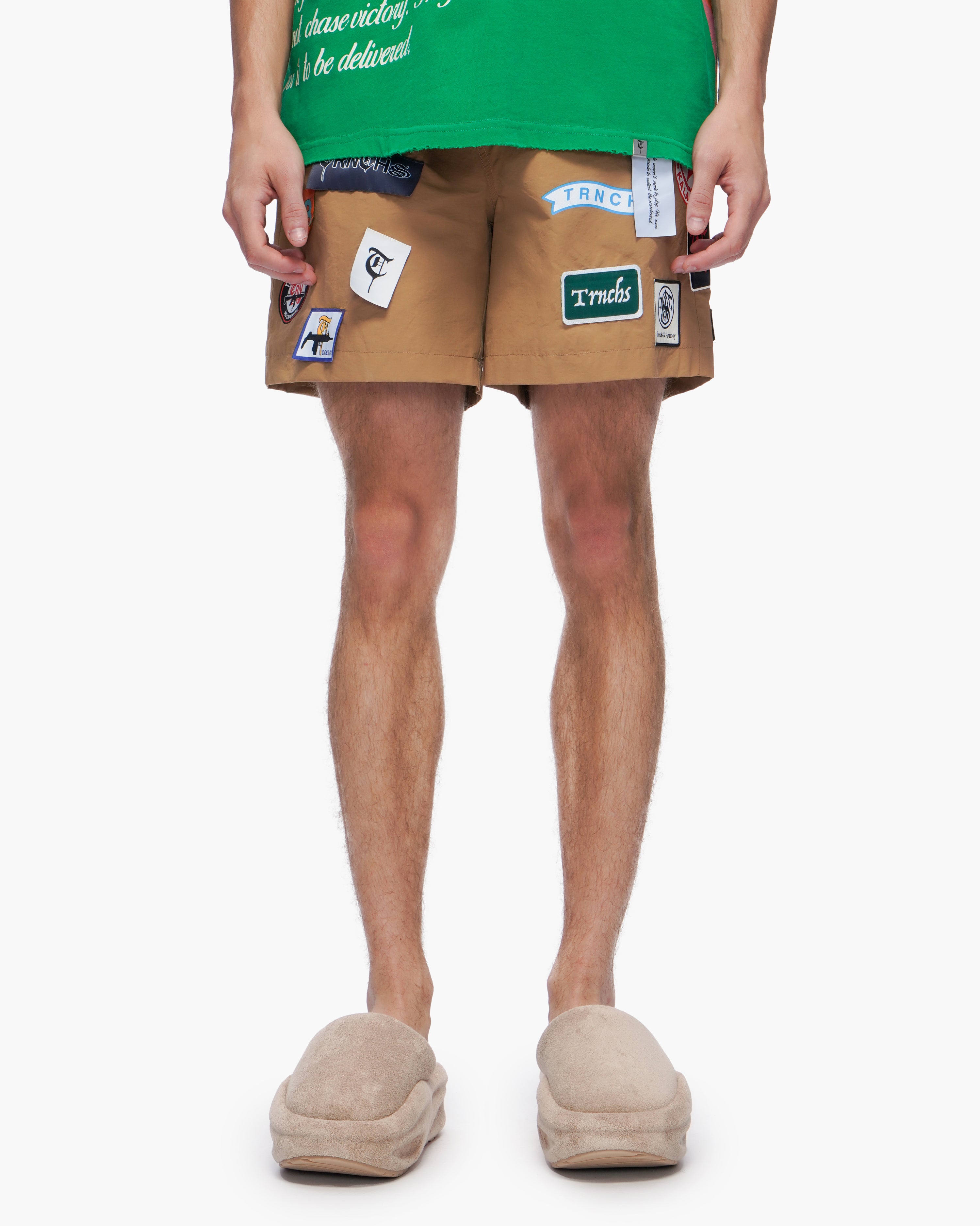 "COLLECTION" Khaki Shorts