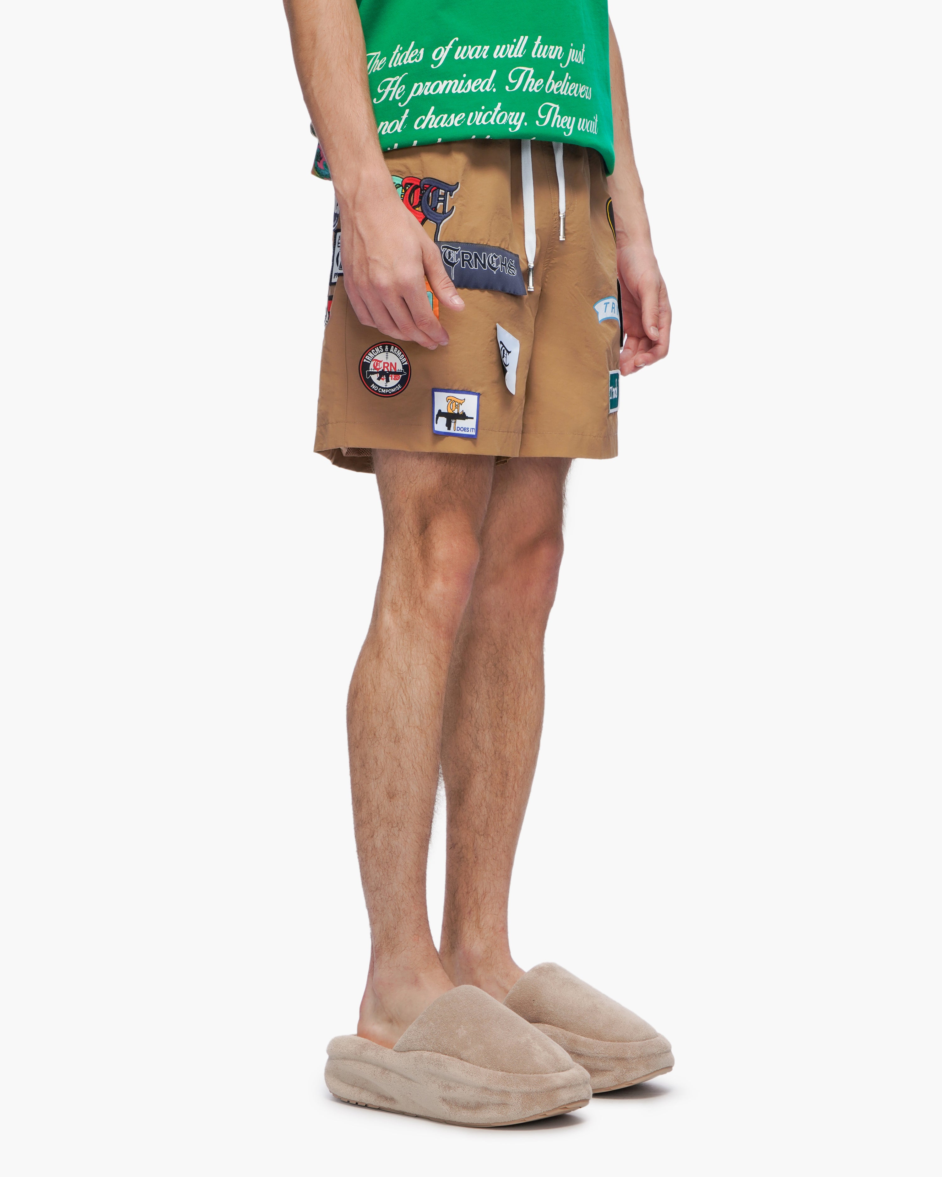 "COLLECTION" Khaki Shorts