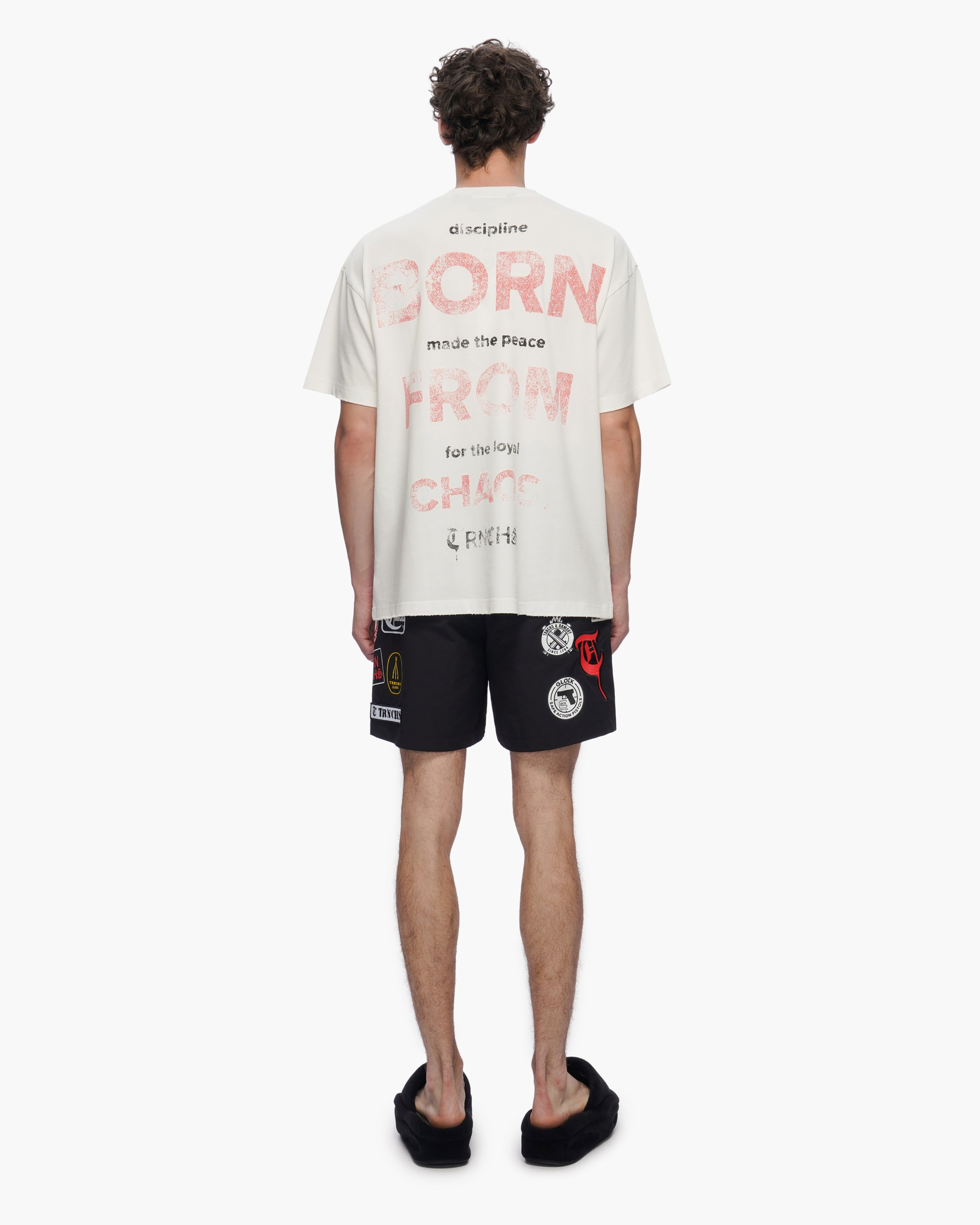"BORN FROM CHAOS" White Tee