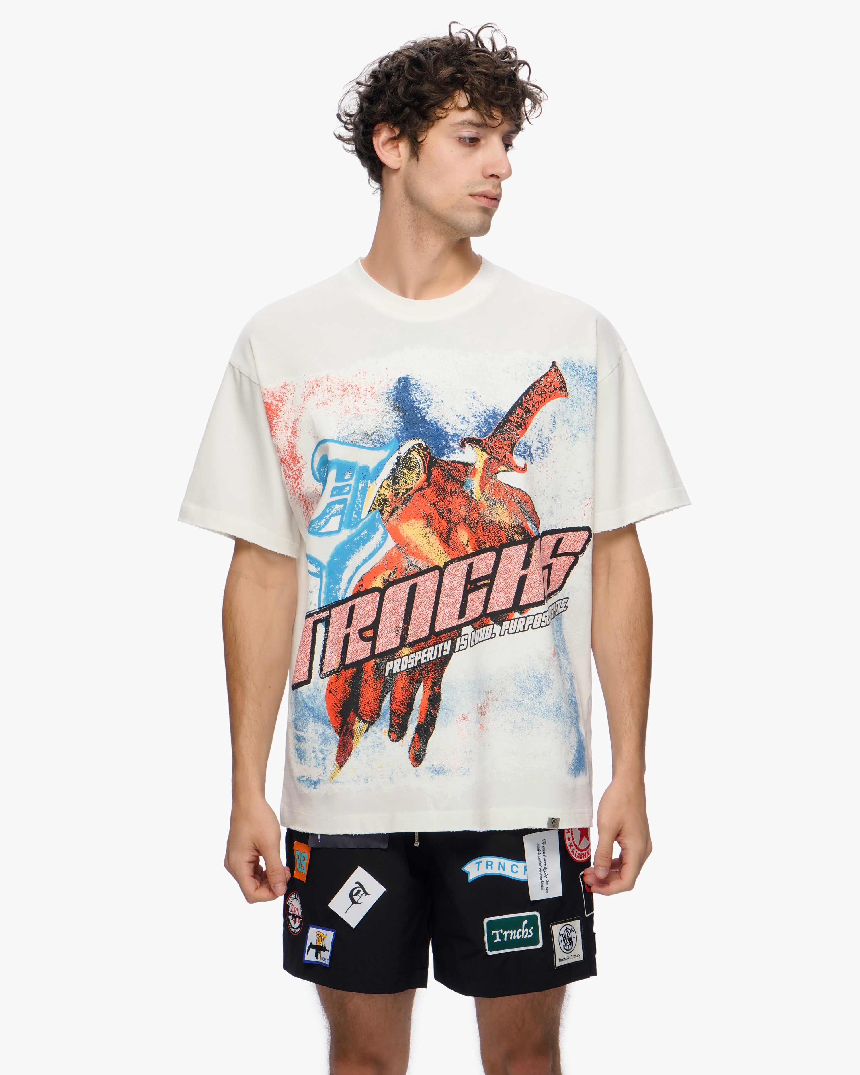 "BORN FROM CHAOS" White Tee