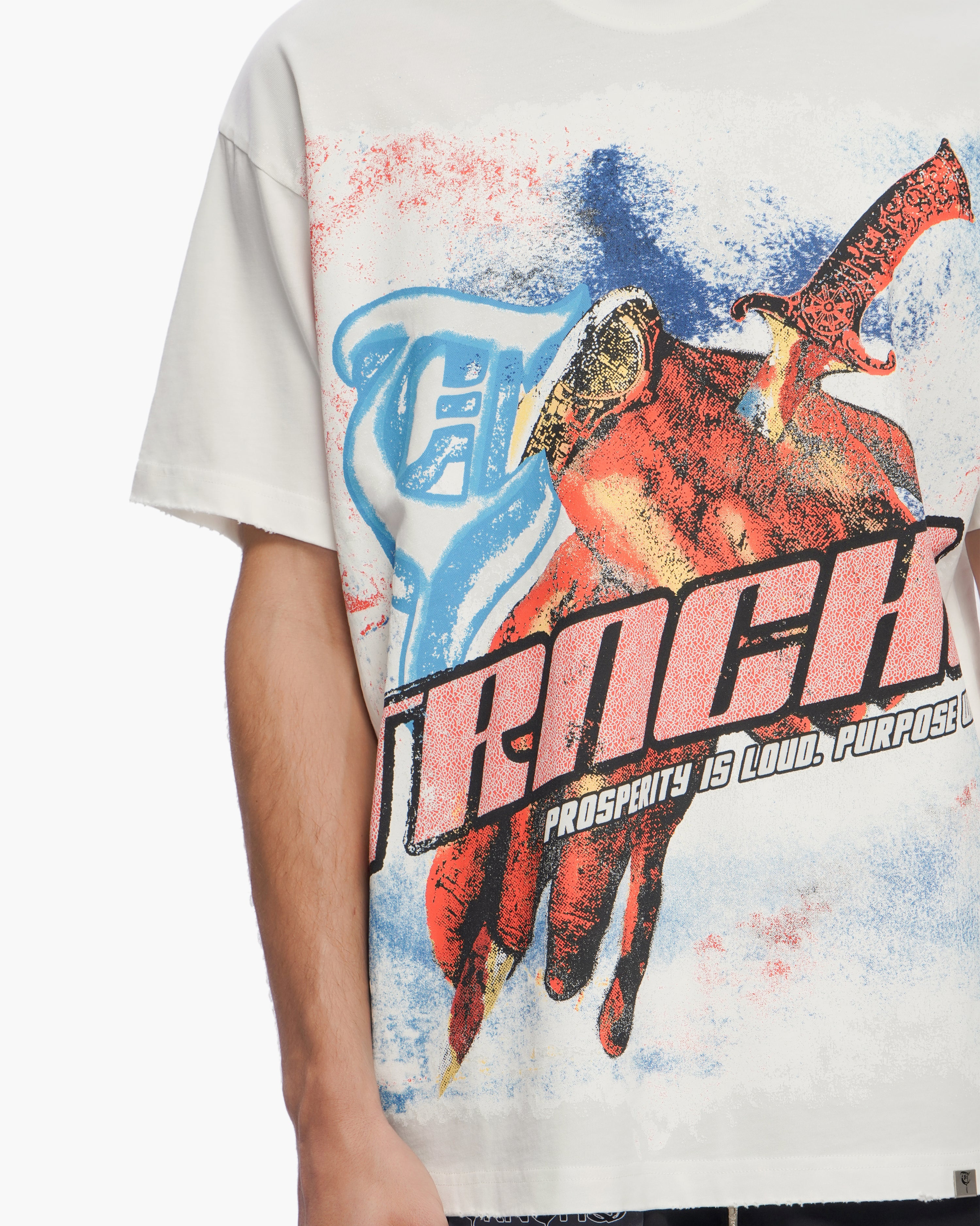 "BORN FROM CHAOS" White Tee