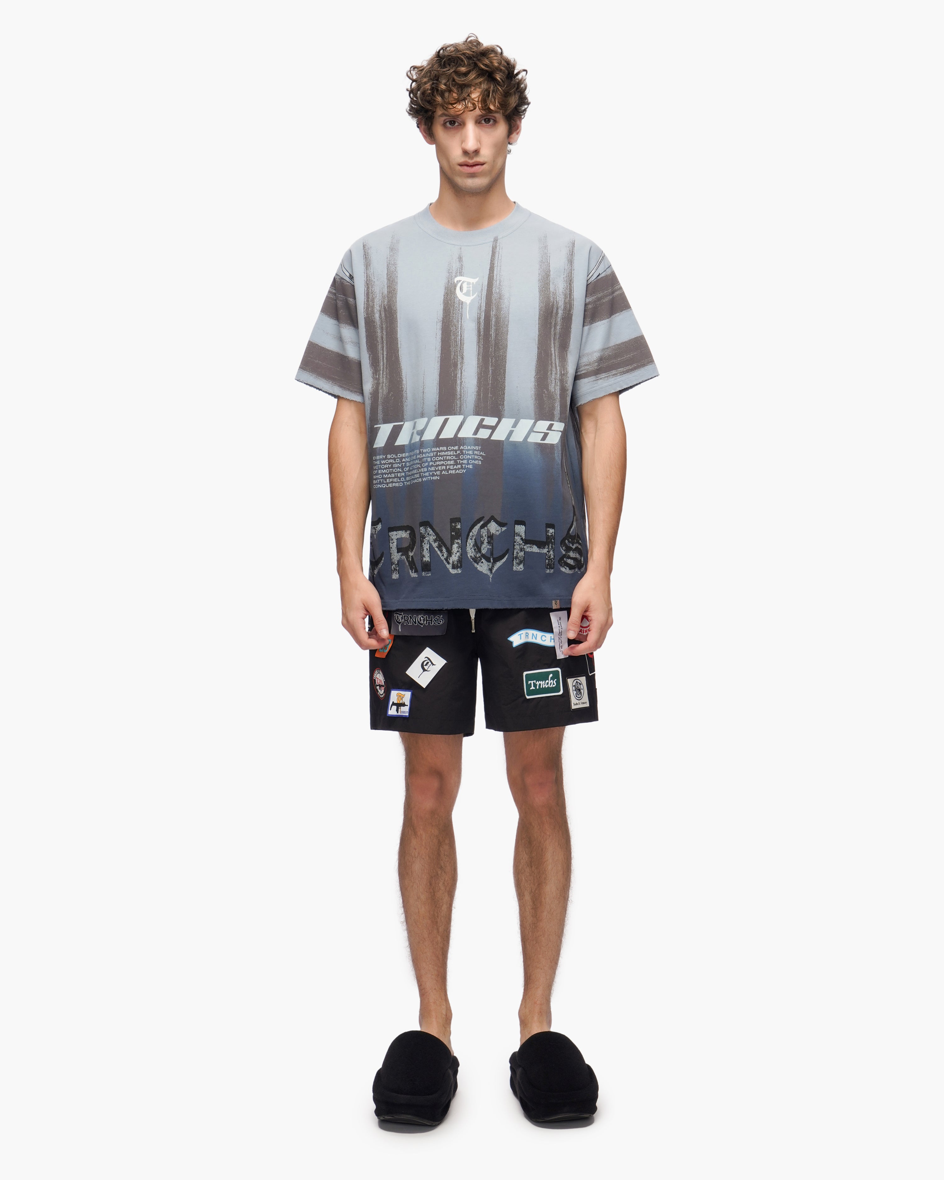 "CONTROL" Blue Tee