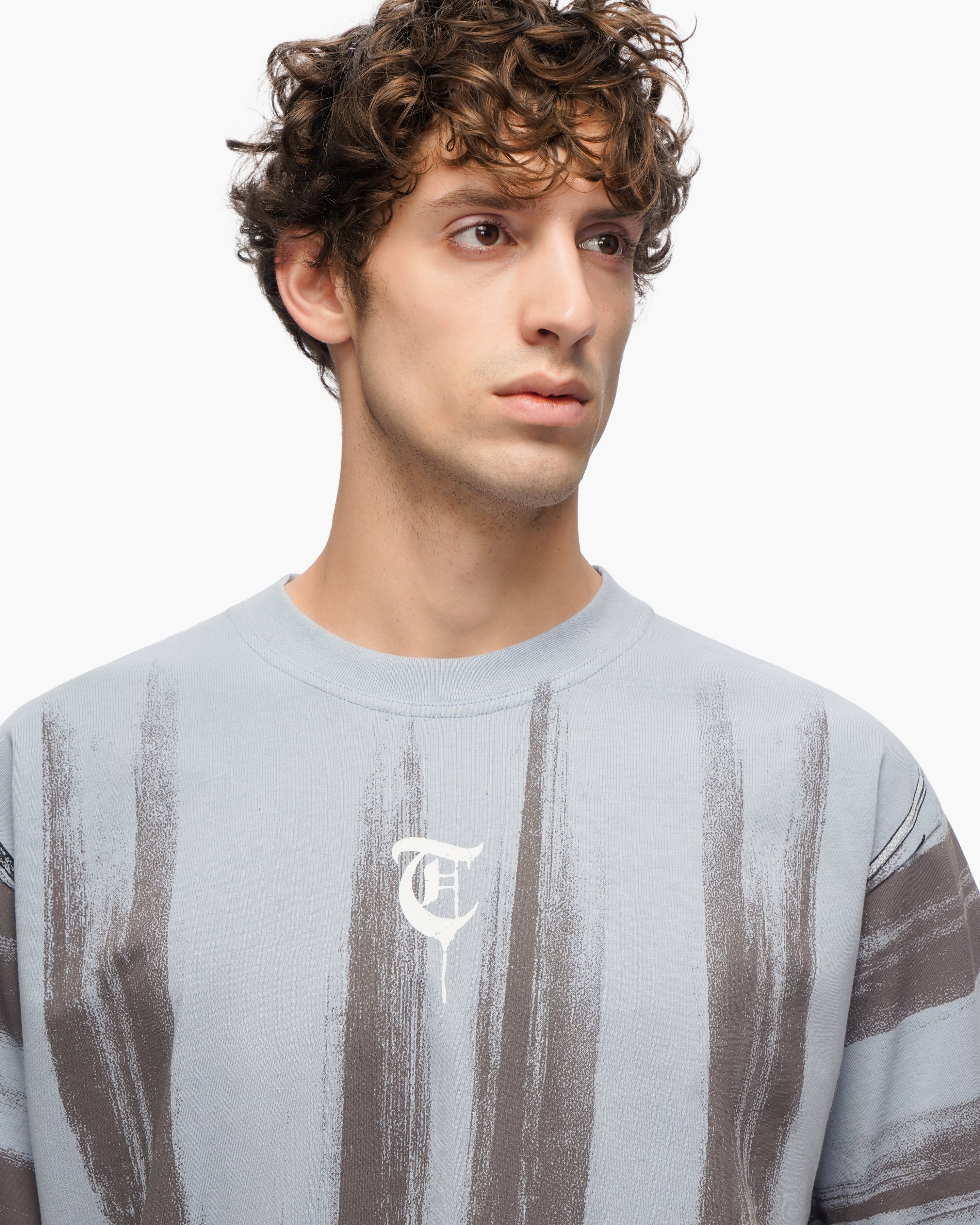 "CONTROL" Blue Tee
