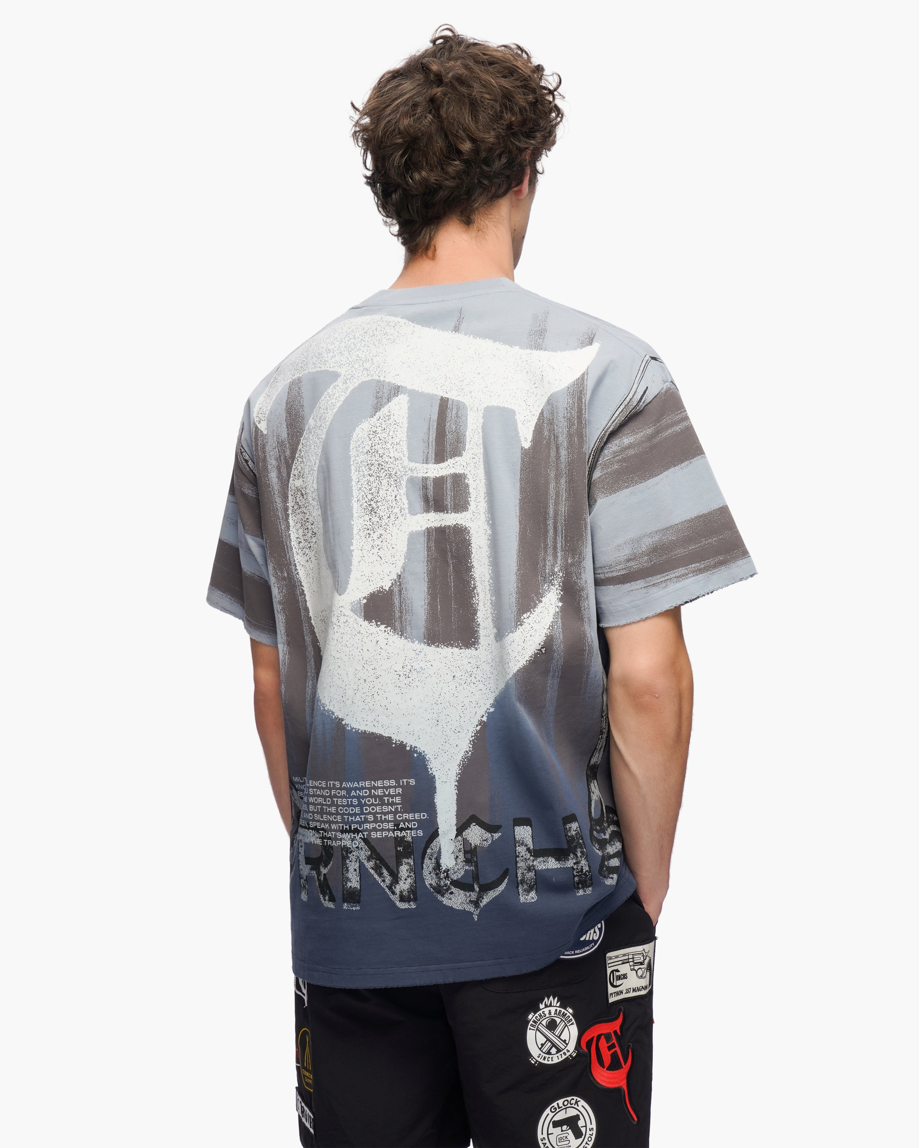 "CONTROL" Blue Tee