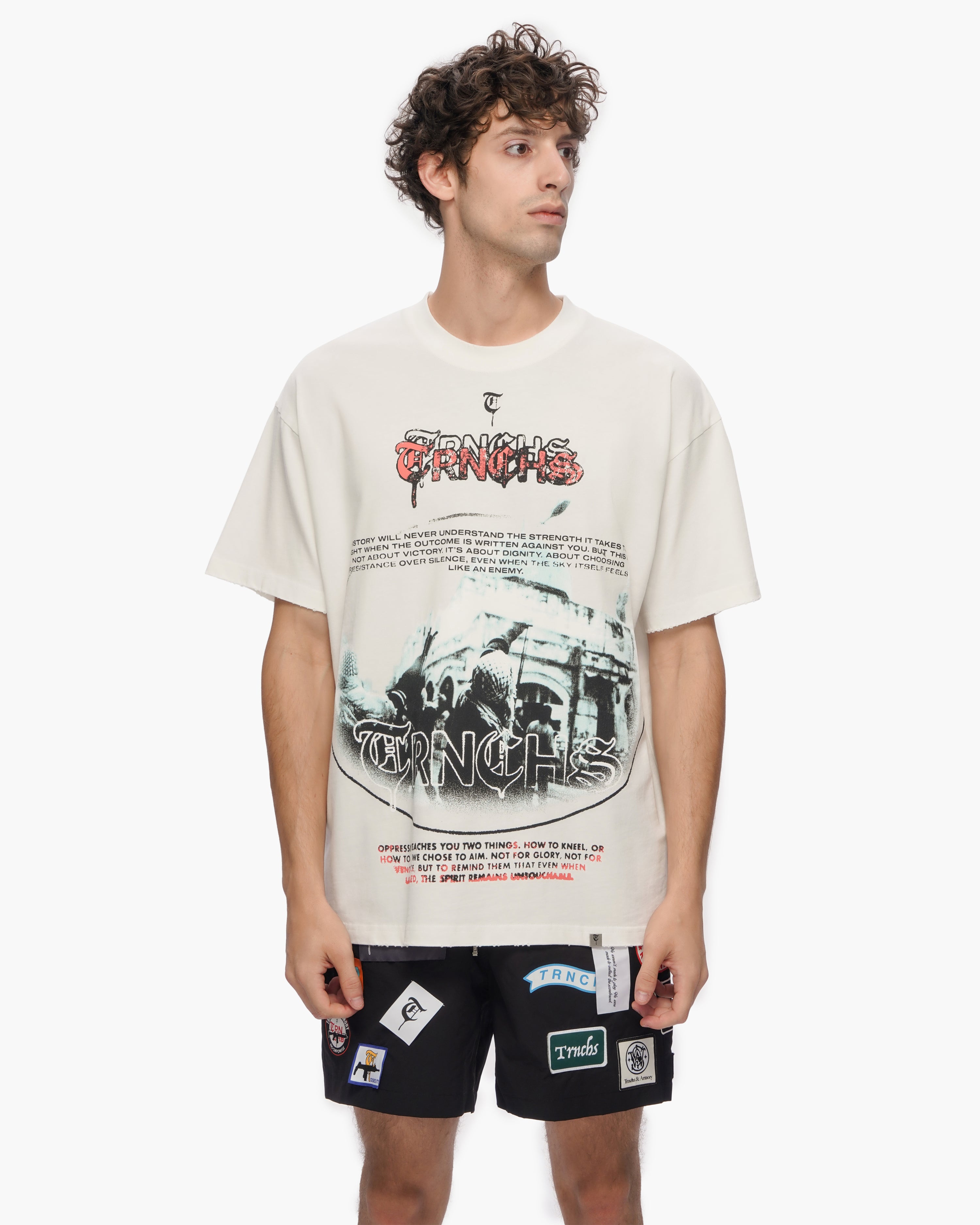 "OPPRESSION" White Tee