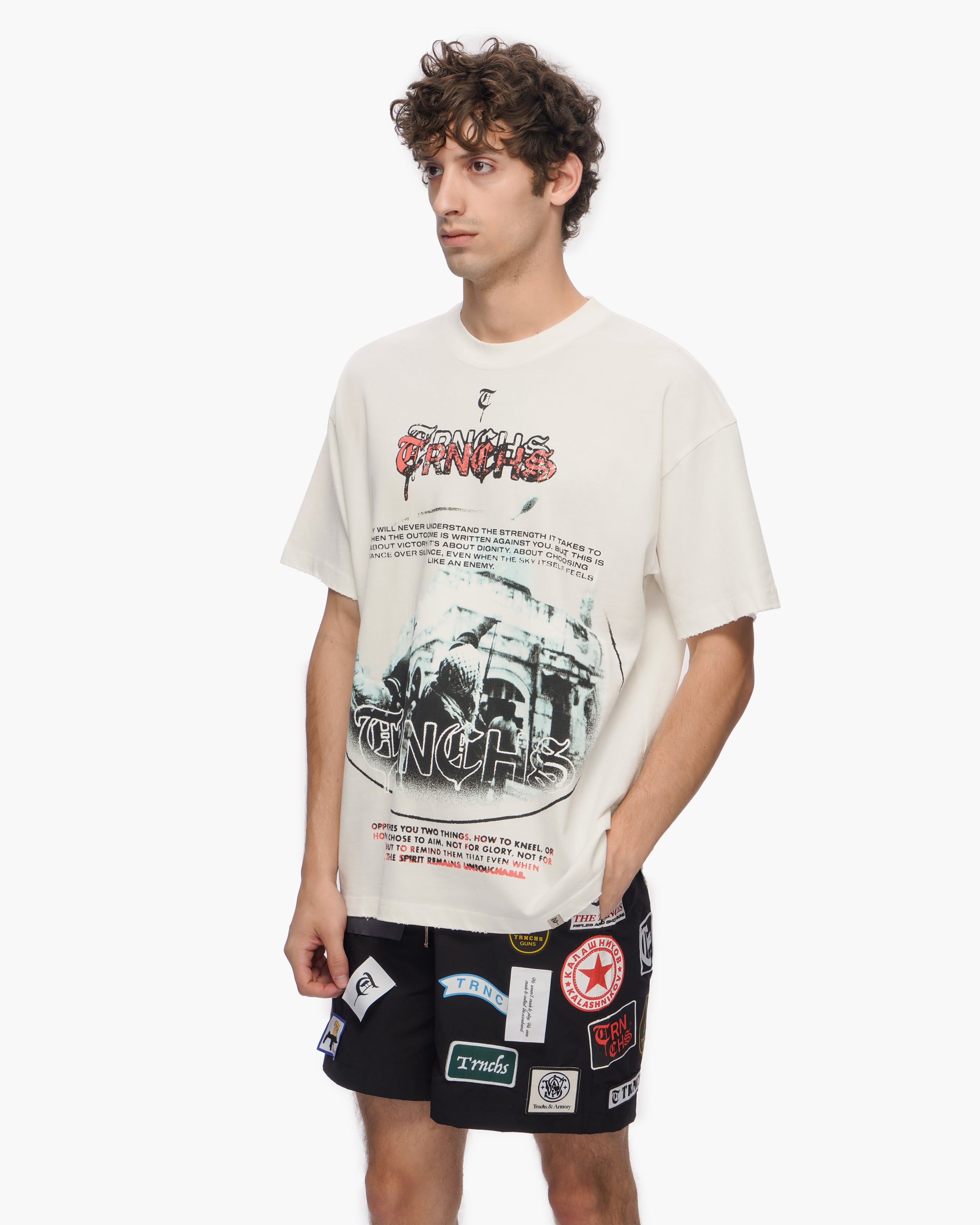 "OPPRESSION" White Tee