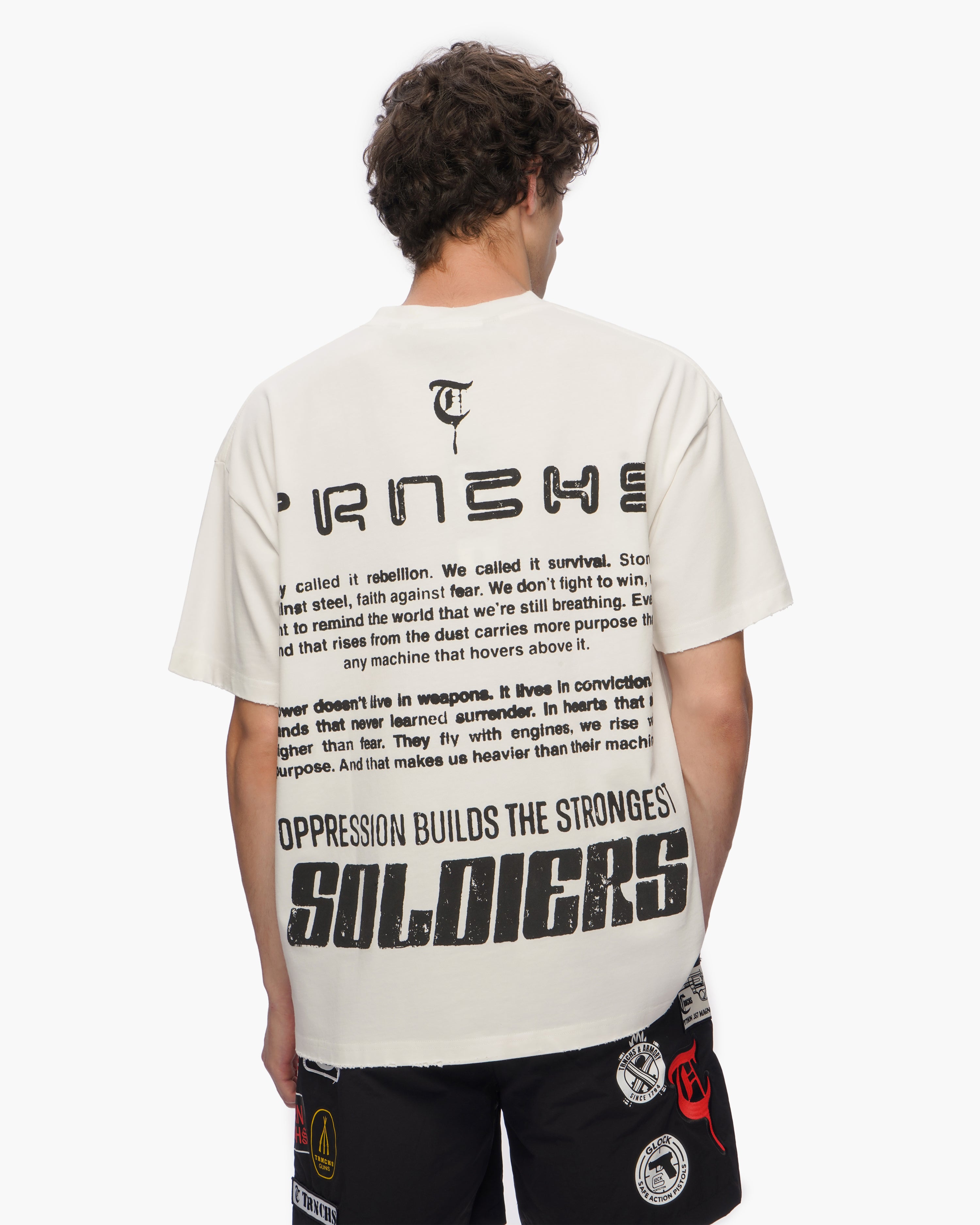 "OPPRESSION" White Tee