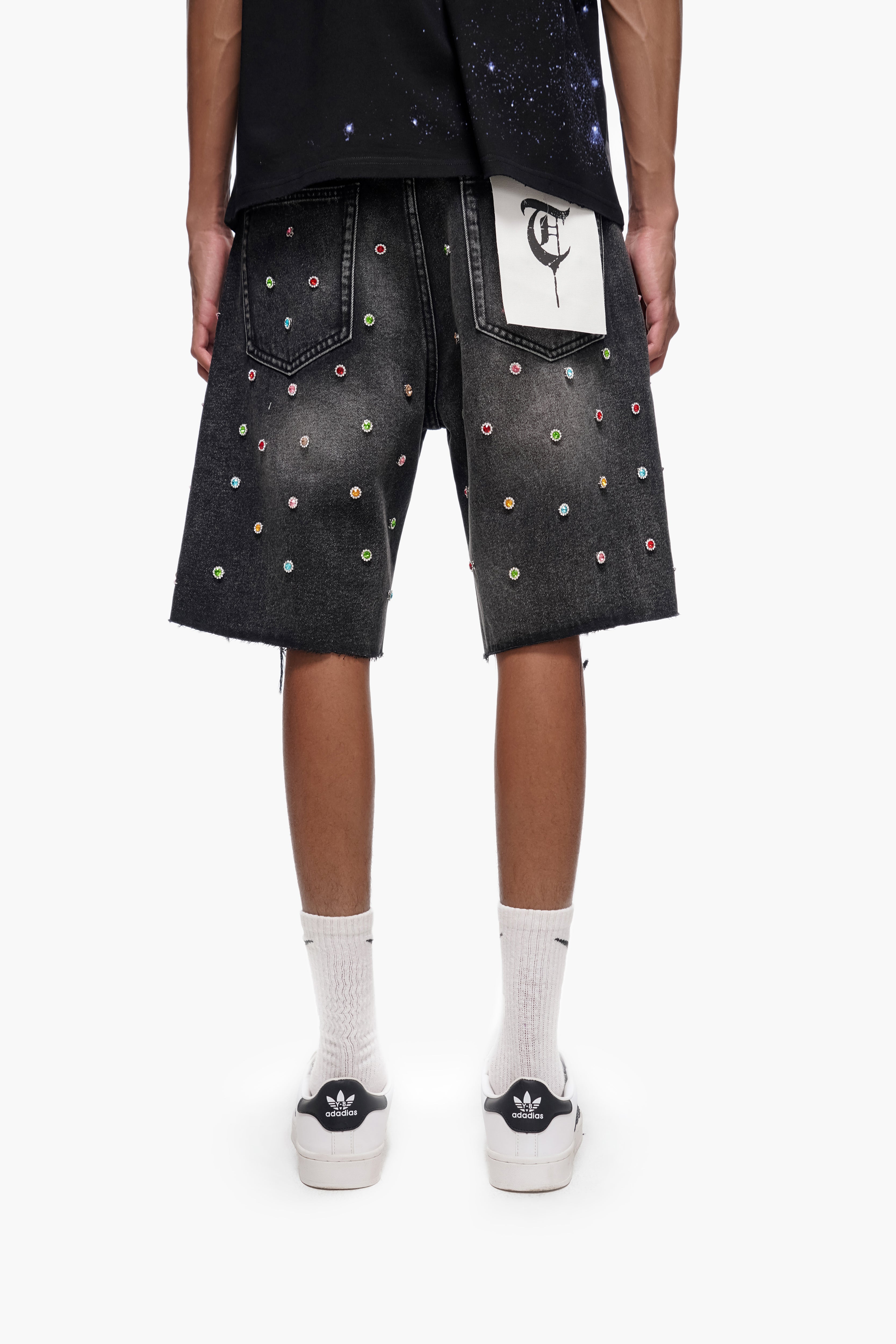 BOUNTY - Black Wash Denim Shorts