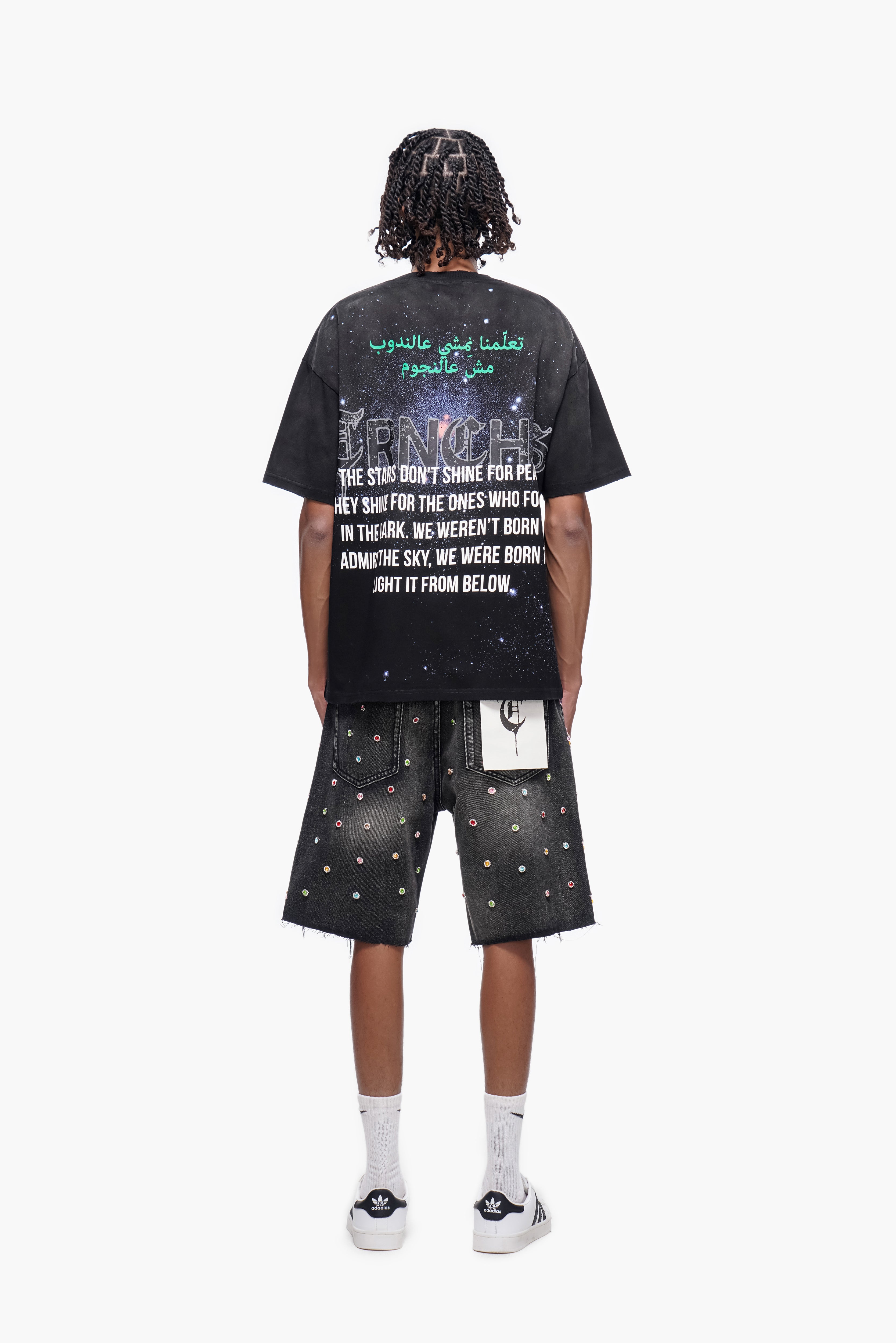 BOUNTY - Black Wash Denim Shorts