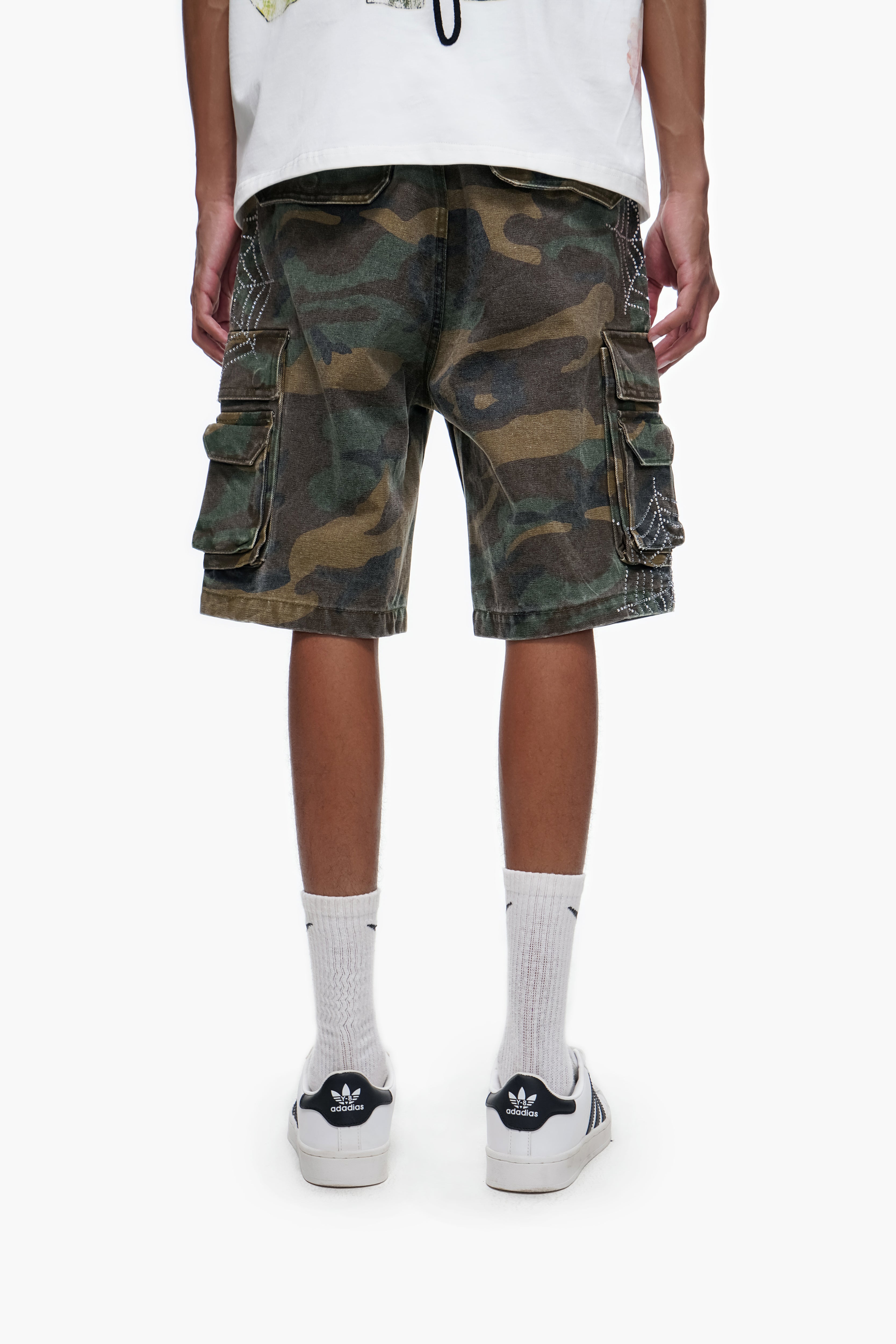 WEBLINE - Camo Cargo Shorts