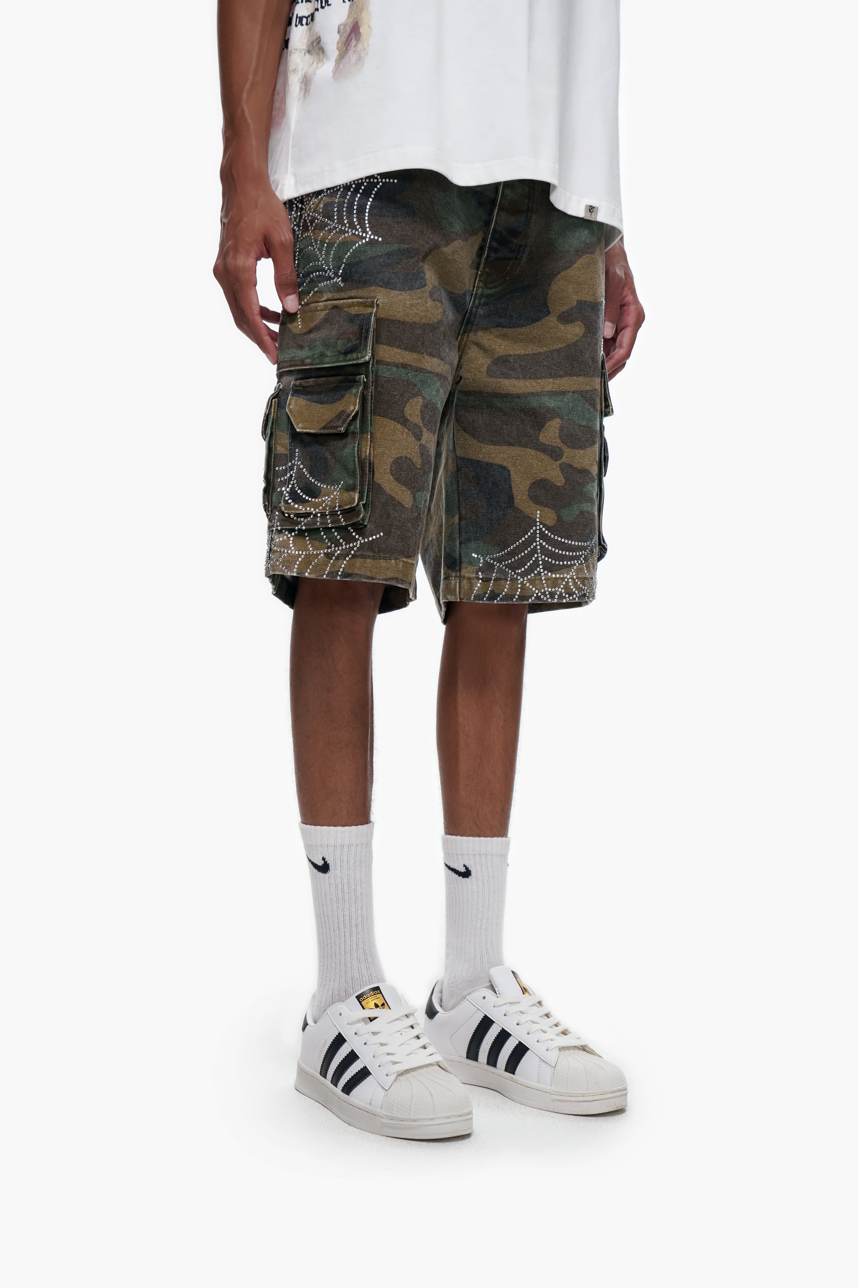 WEBLINE - Camo Cargo Shorts