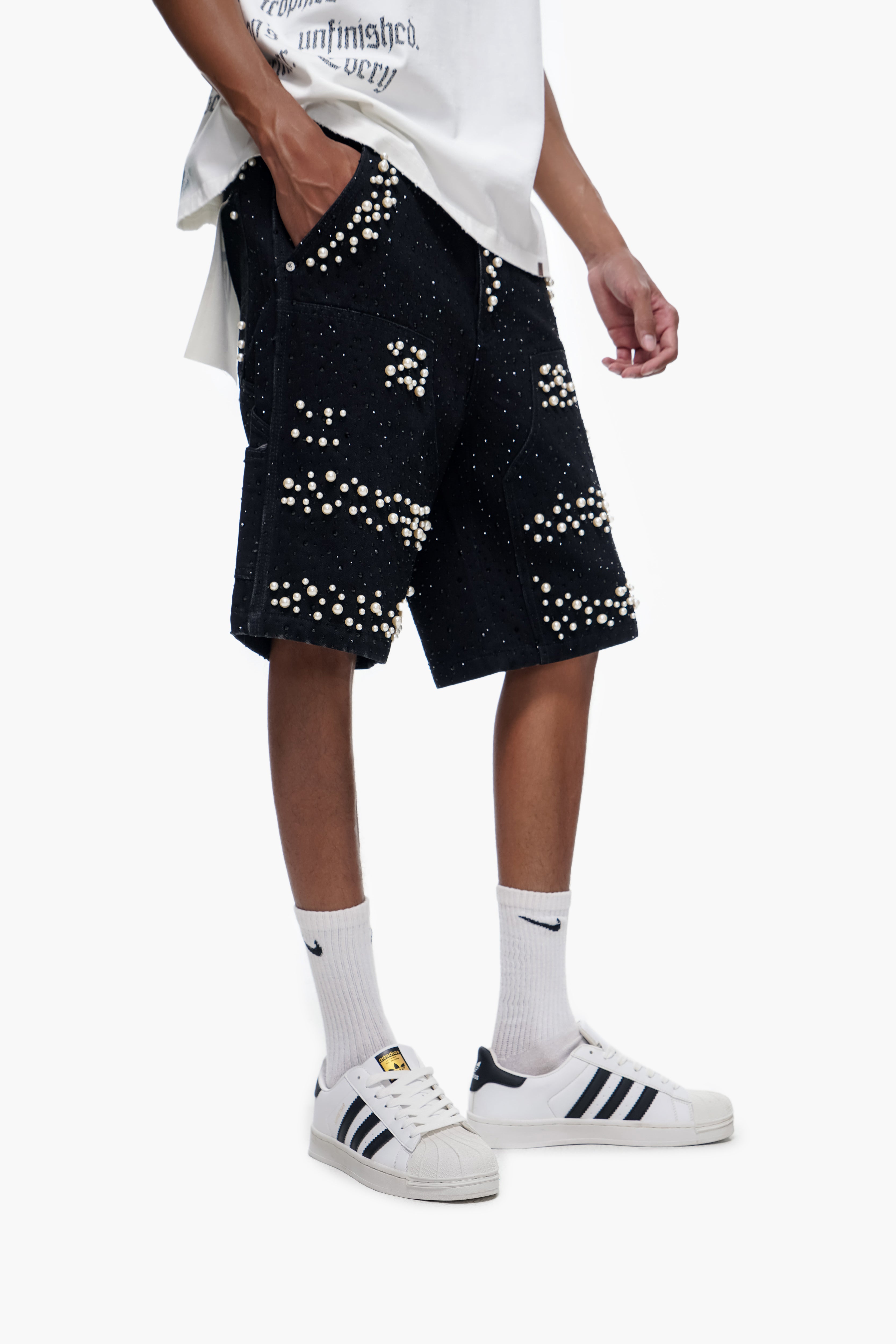 ARMOR - Black Denim shorts