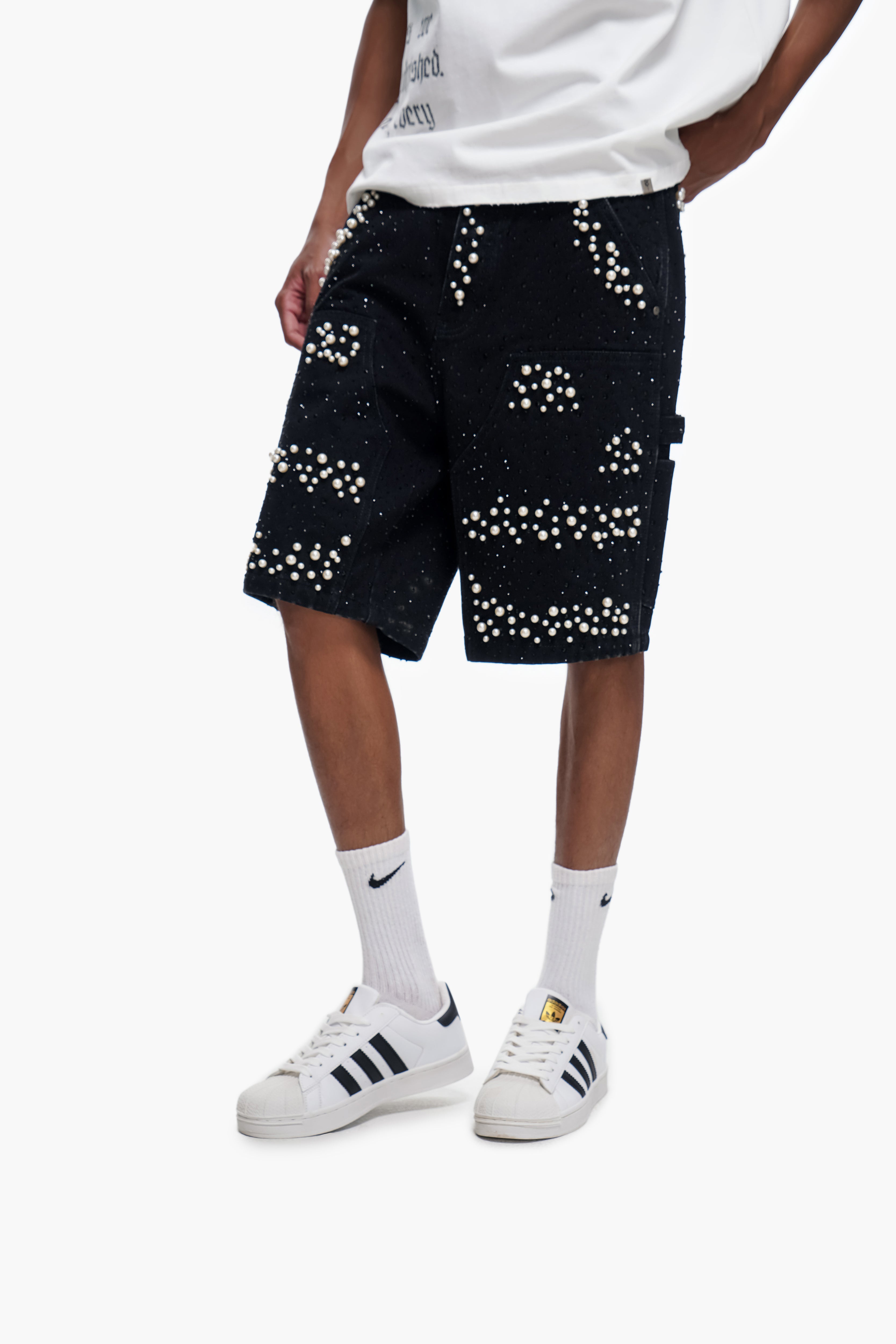 ARMOR - Black Denim shorts