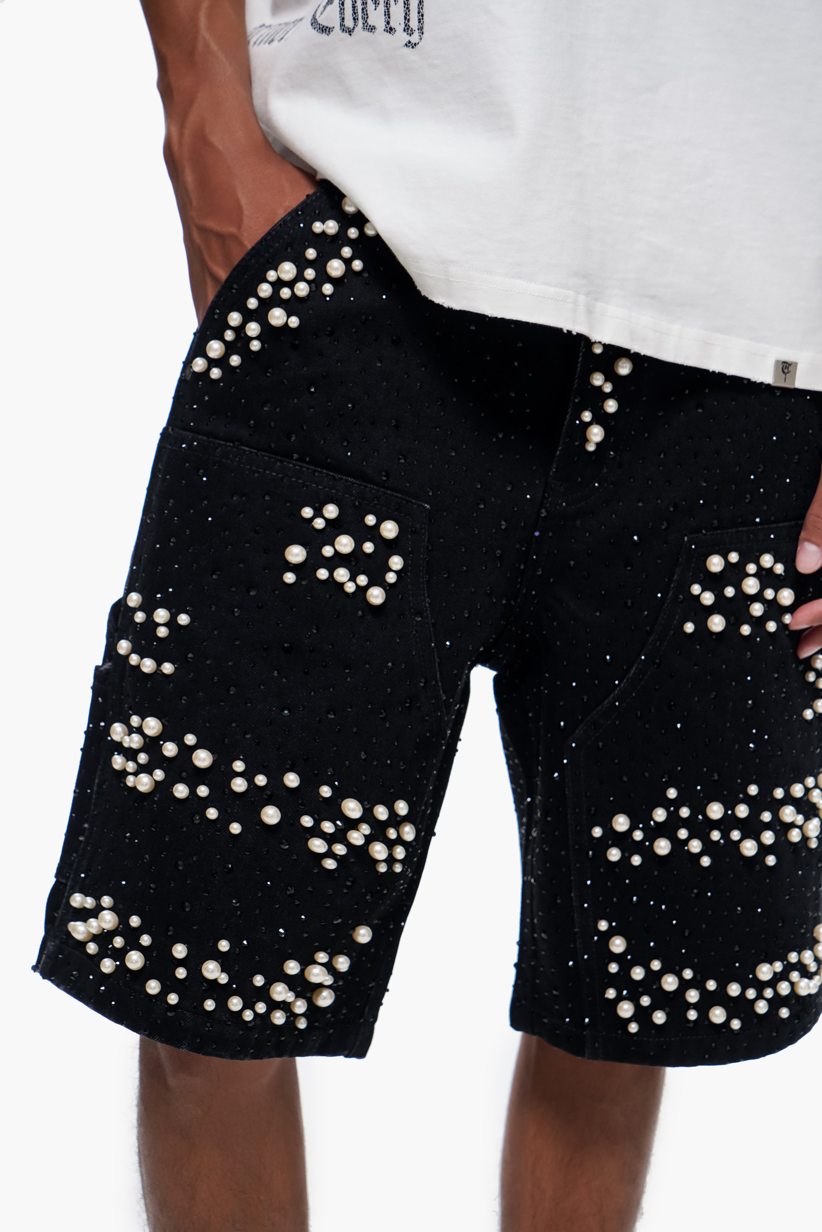 ARMOR - Black Denim shorts